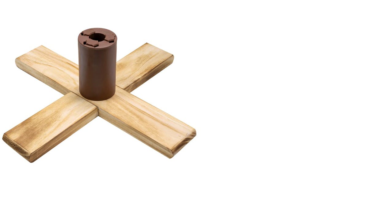 Adjustable 46CM Wooden Alternative Tree Stand