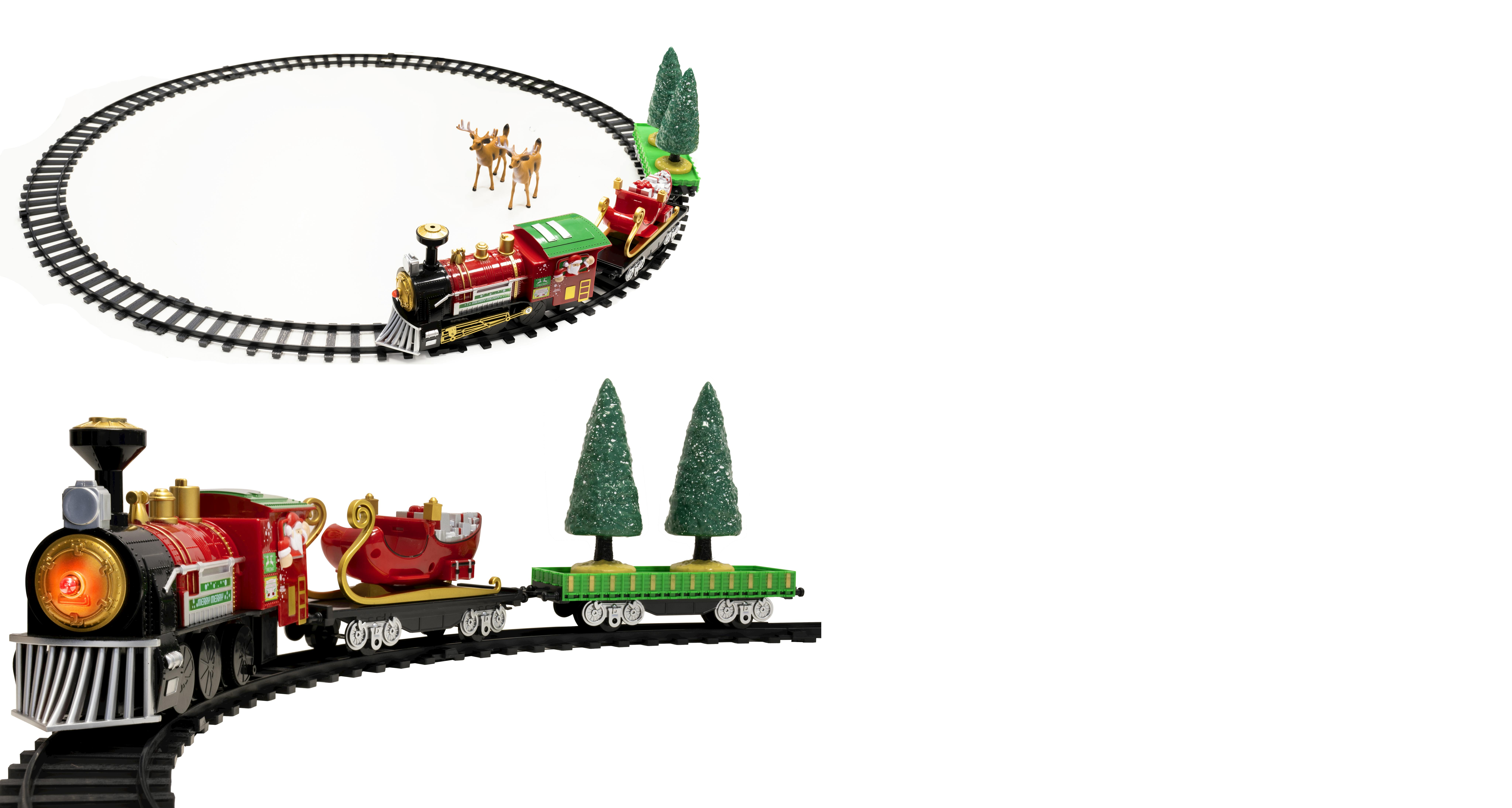 Battery Powered Electric Christmas Train Set