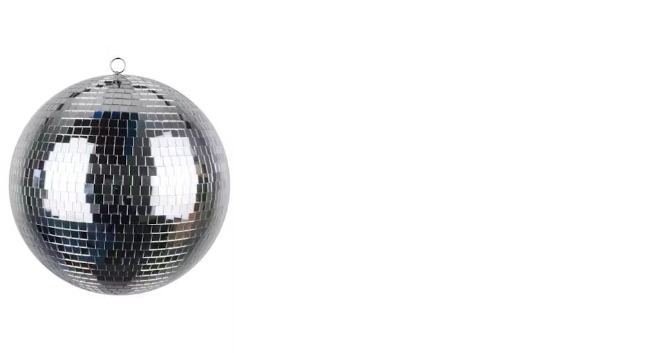 40cm Mirror Ball Baubles