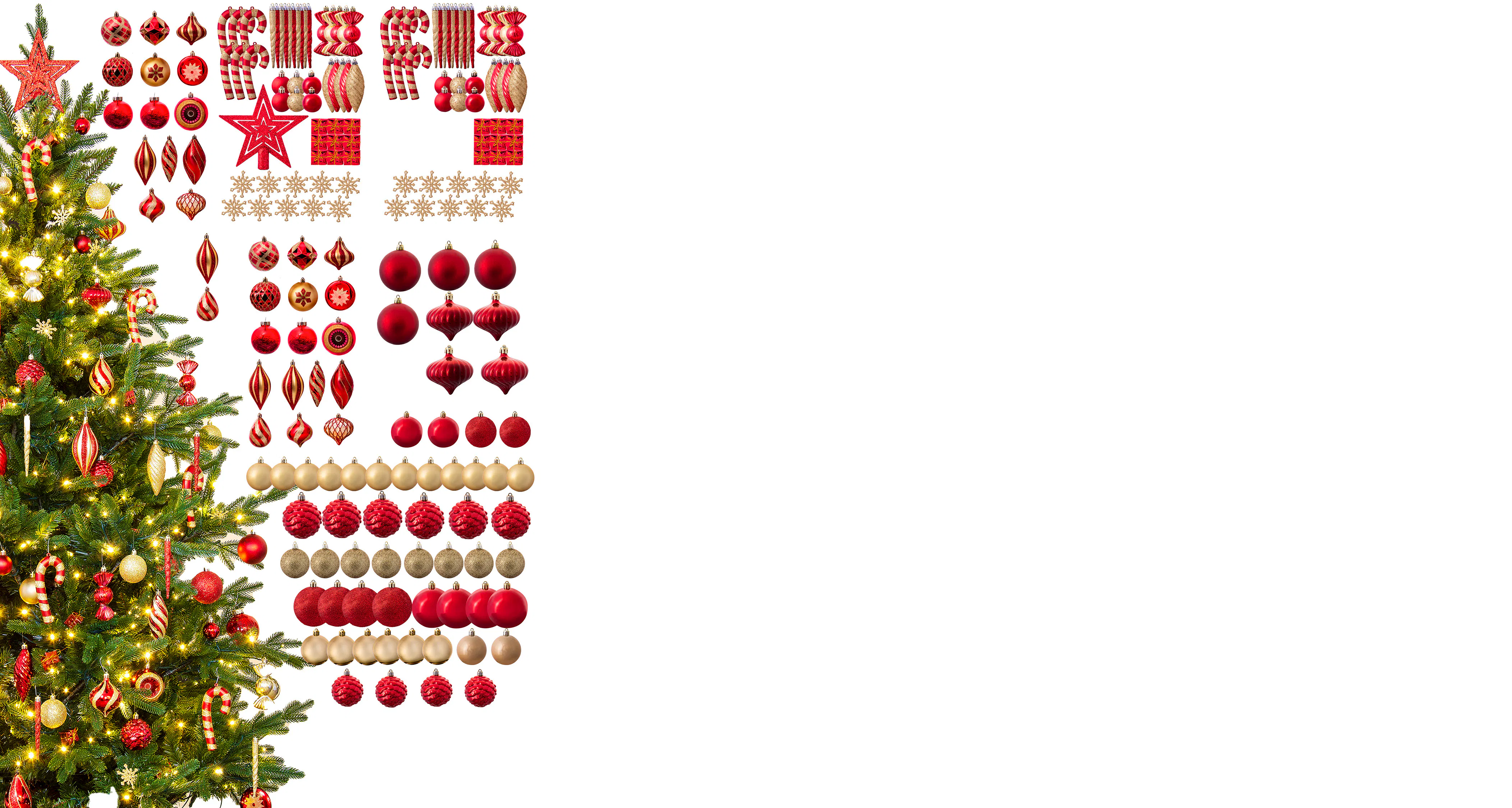 The 196pc Gilded Berry Full Heavy Coverage Bauble Set