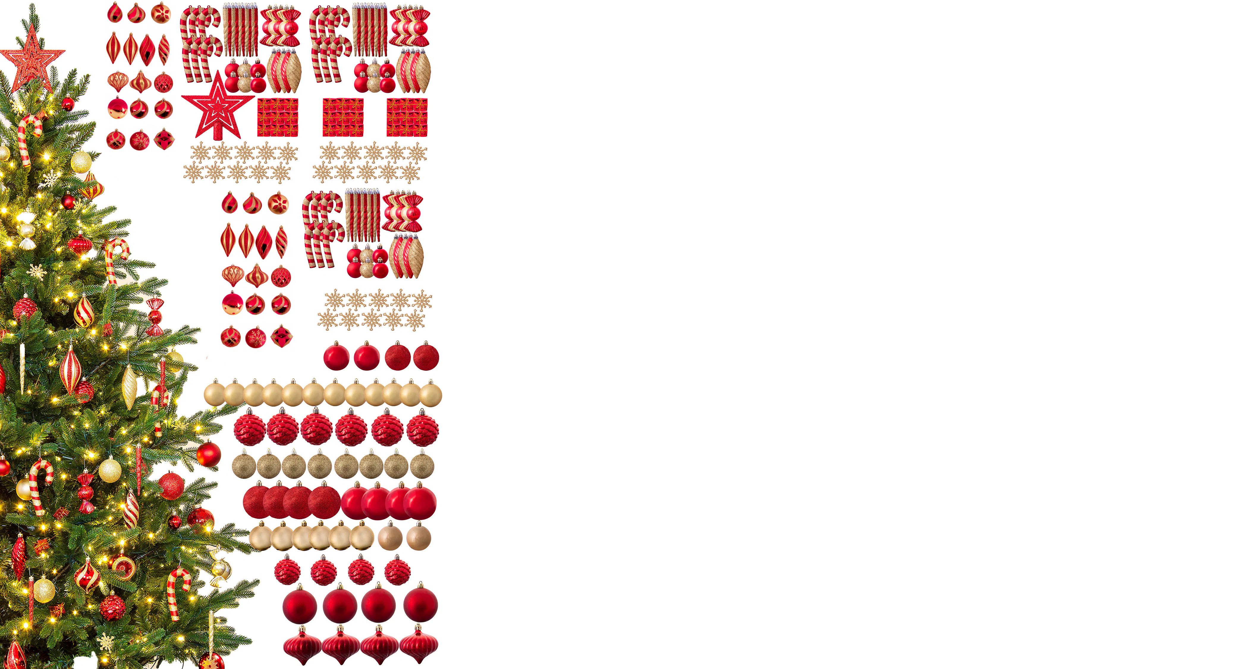 The 212pc Gilded Berry Full Heavy Coverage Bauble Set