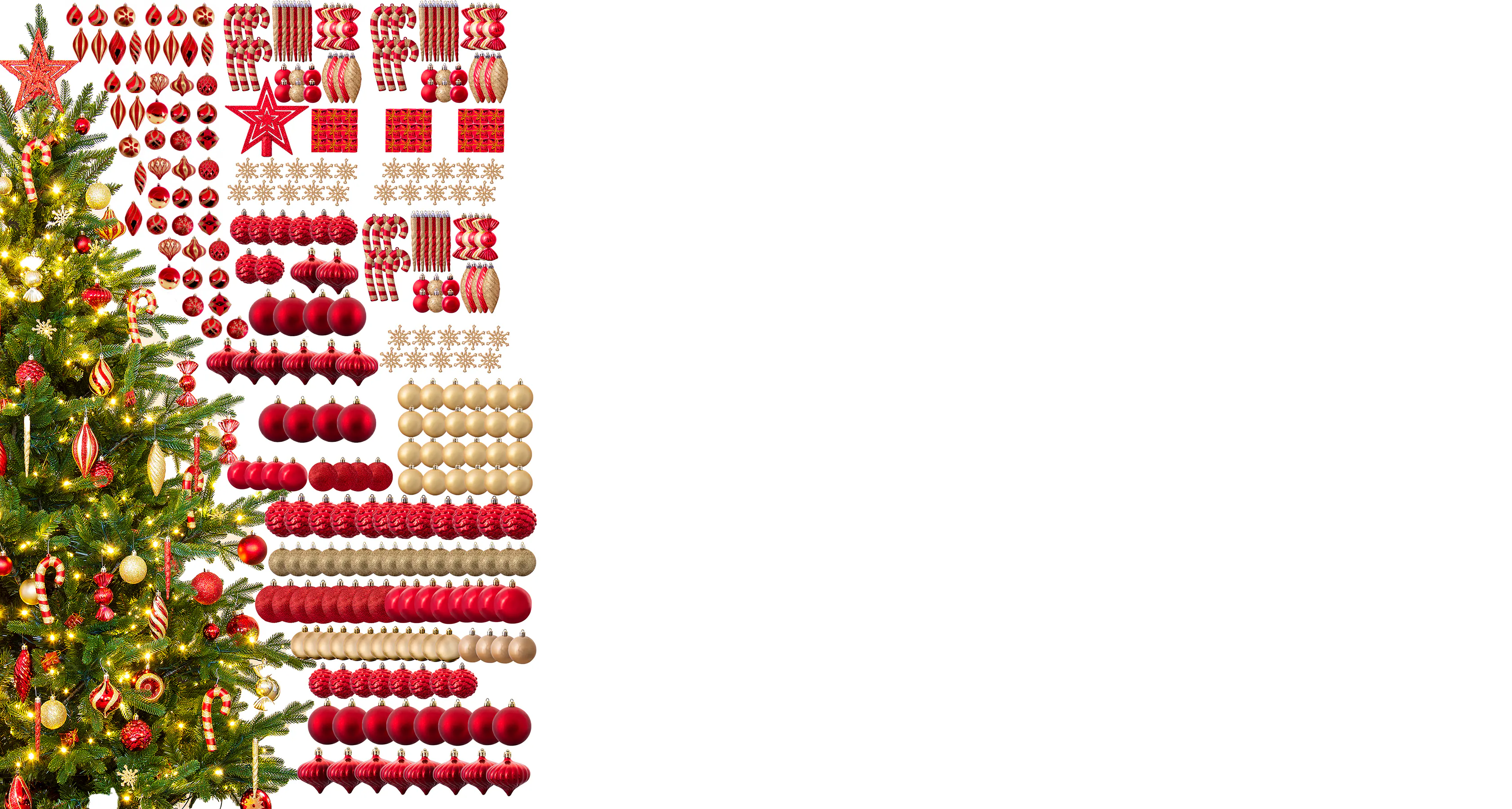 The 288pc Gilded Berry Full Heavy Coverage Bauble Set