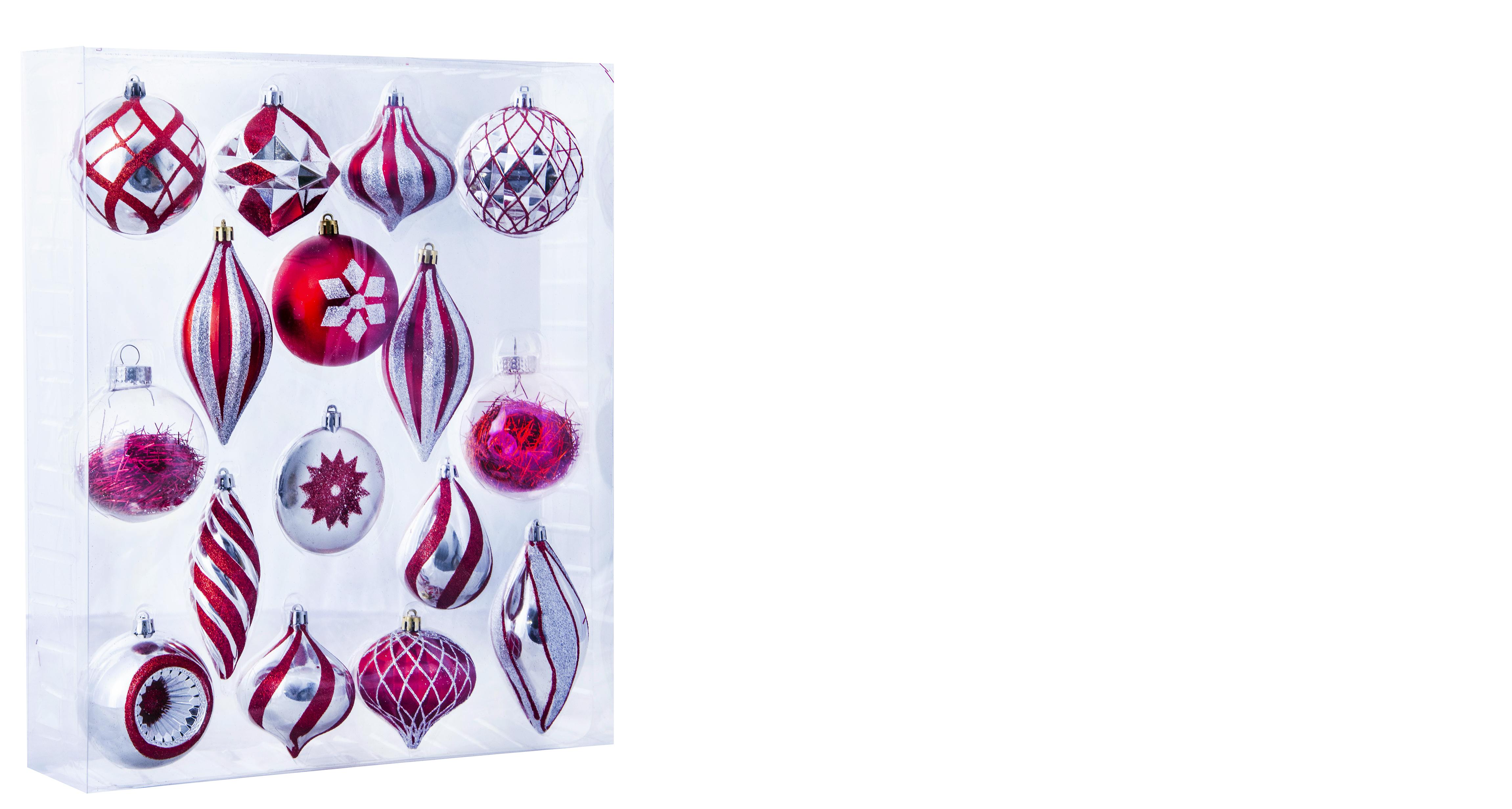 Frosted Berry Bauble 16pc Feature Set