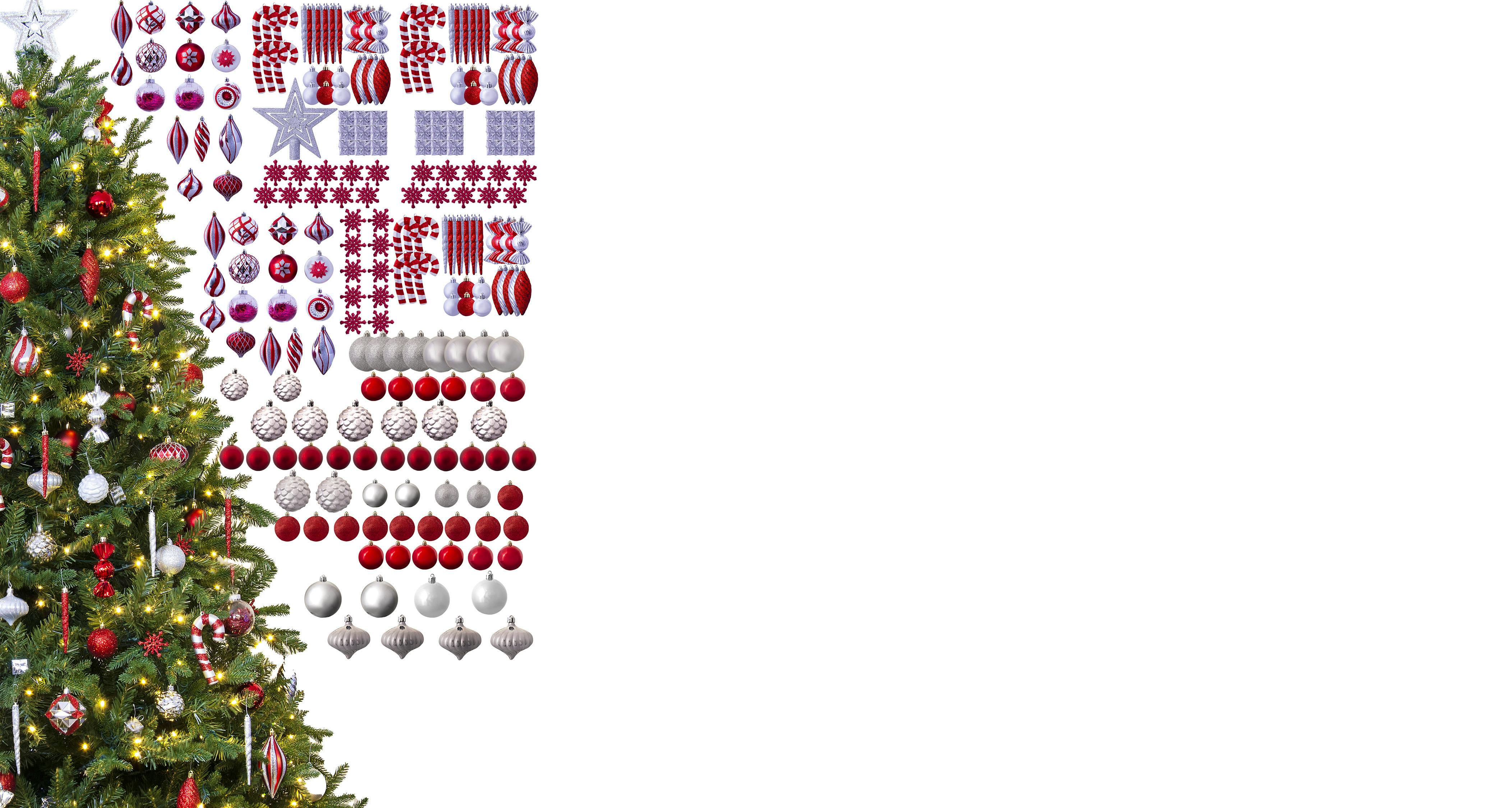 The 212pc Frosted Berry Full Heavy Coverage Bauble Set