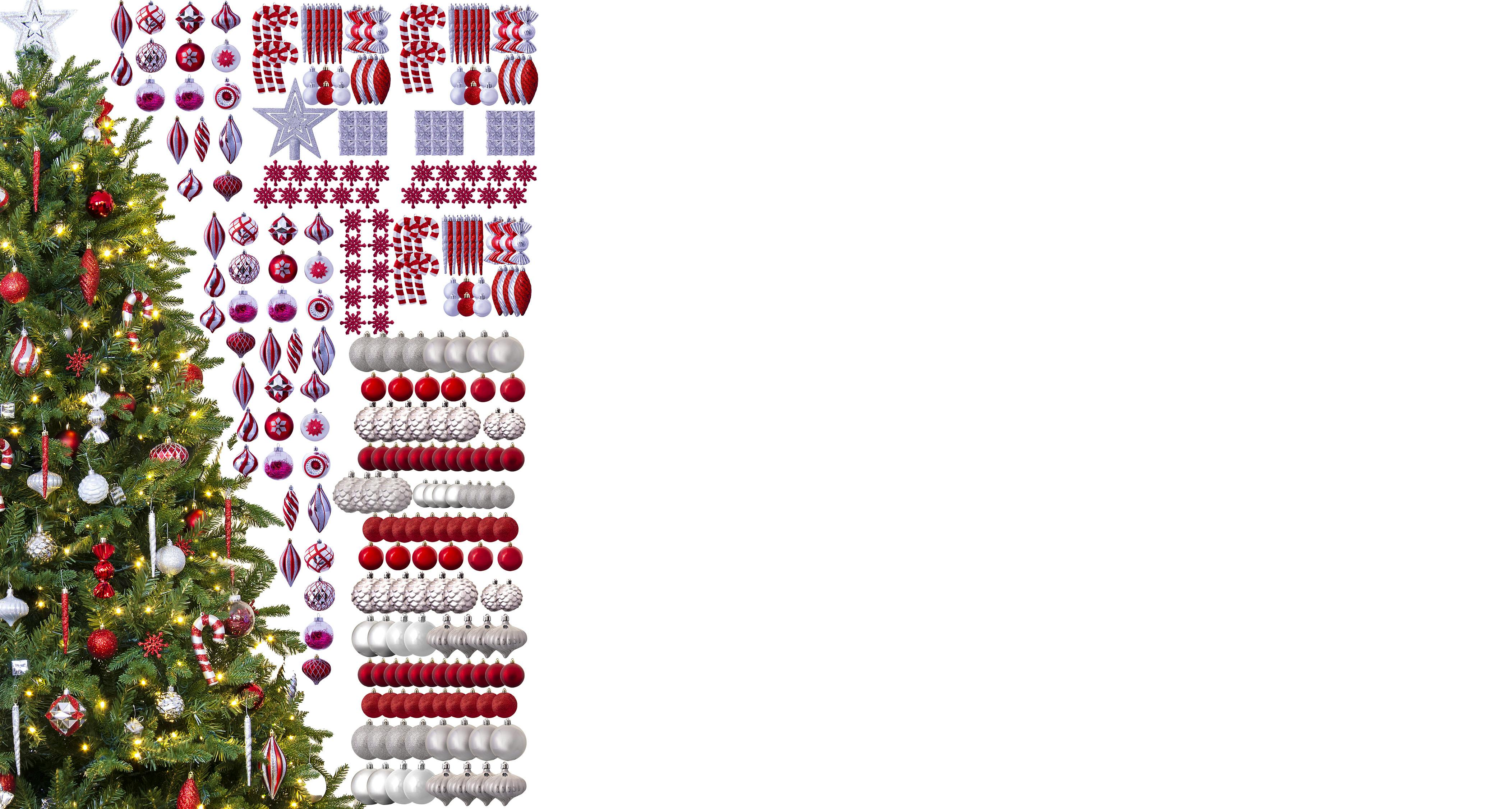 The 288pc Frosted Berry Full Heavy Coverage Bauble Set