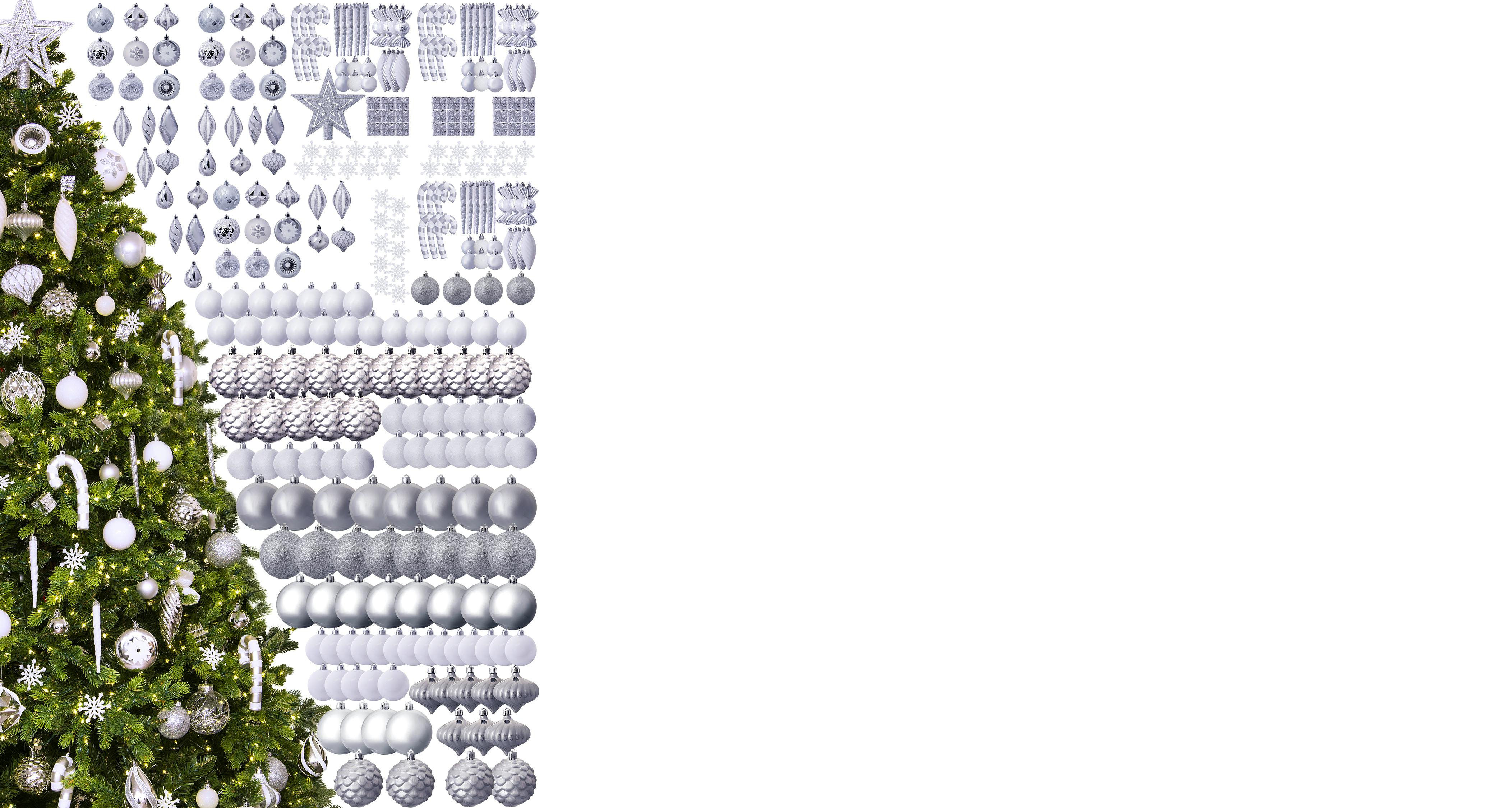 The 288pc Frosted Pearl Full Heavy Coverage Bauble Set
