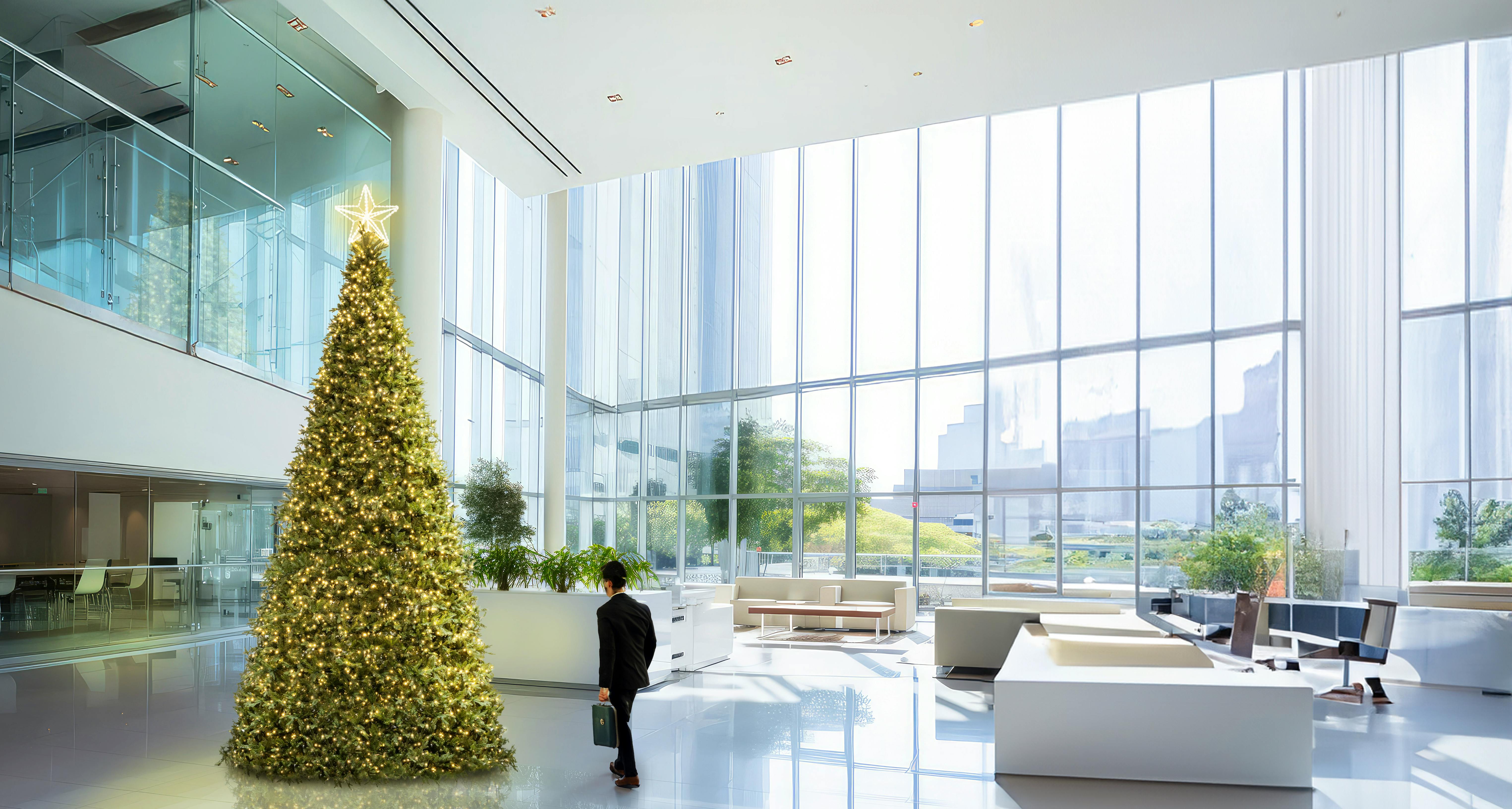 5m/16.4ft Giant Woodland Frame Tree - Warm White Pre-lit (Indoor/Outdoor)