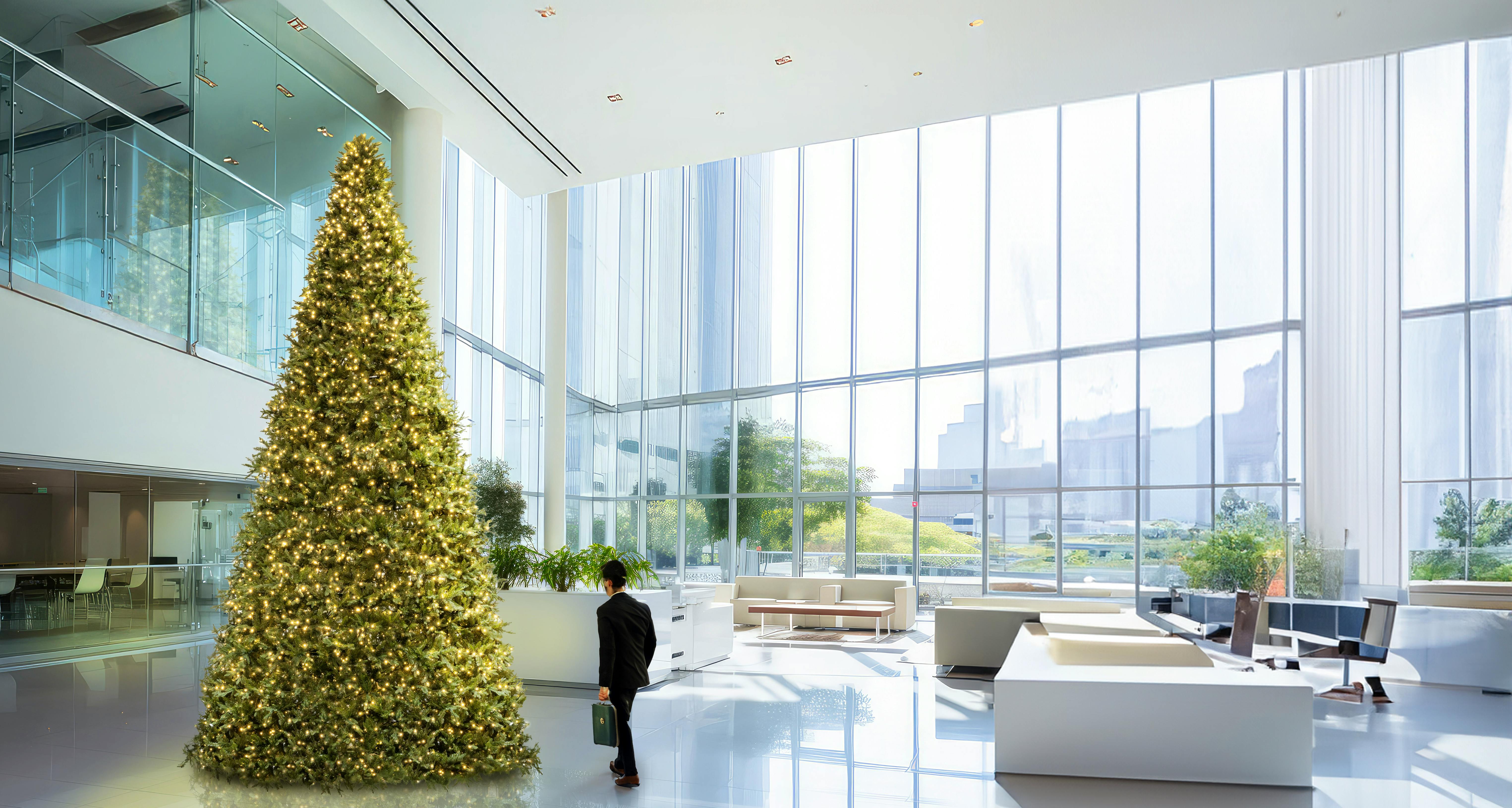 6m/19.6ft Giant Woodland Frame Tree - Warm White Pre-lit (Indoor/Outdoor)