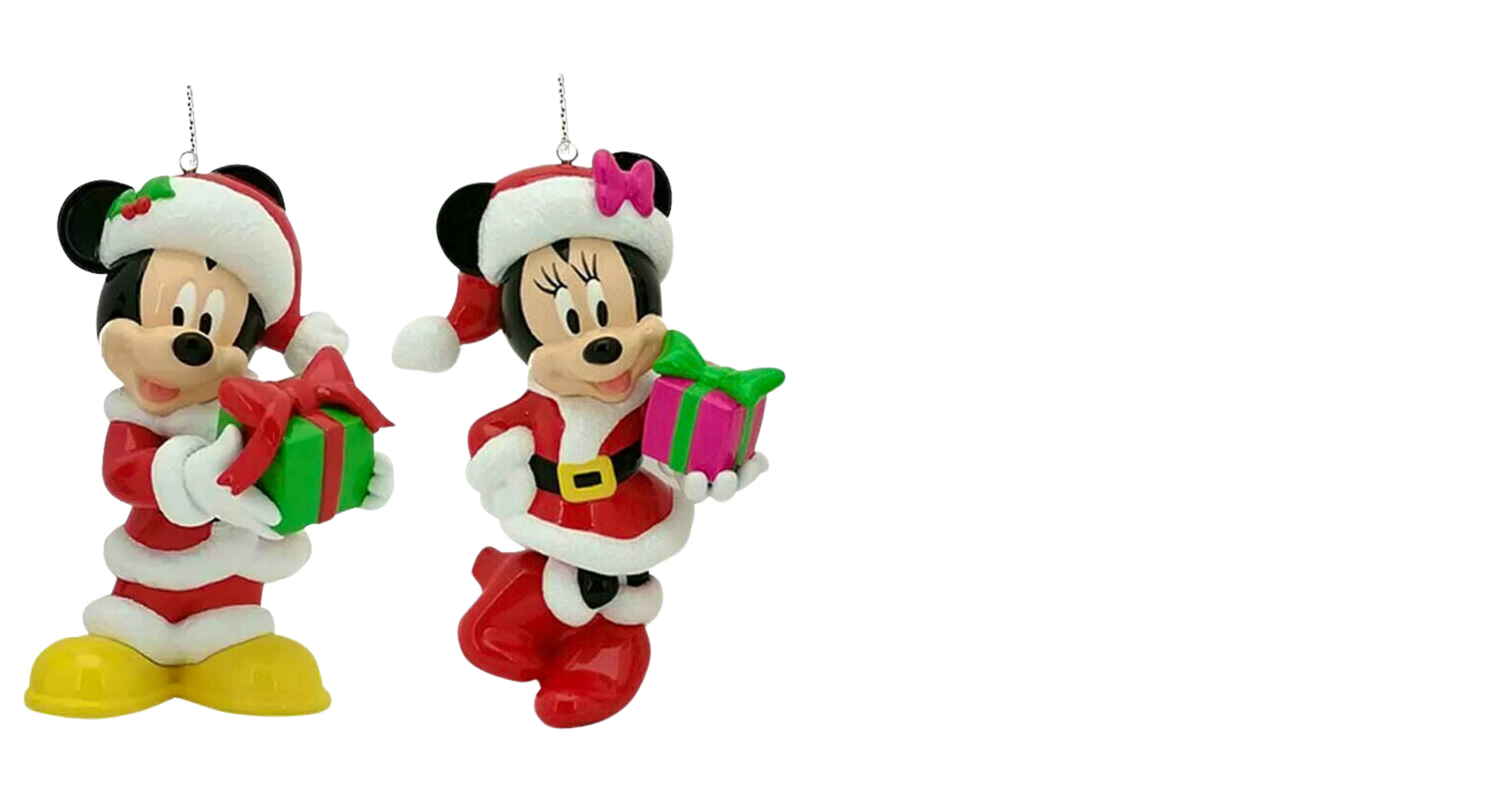 Disney Mickey & Minnie Mouse 9cm Hanging decorations set