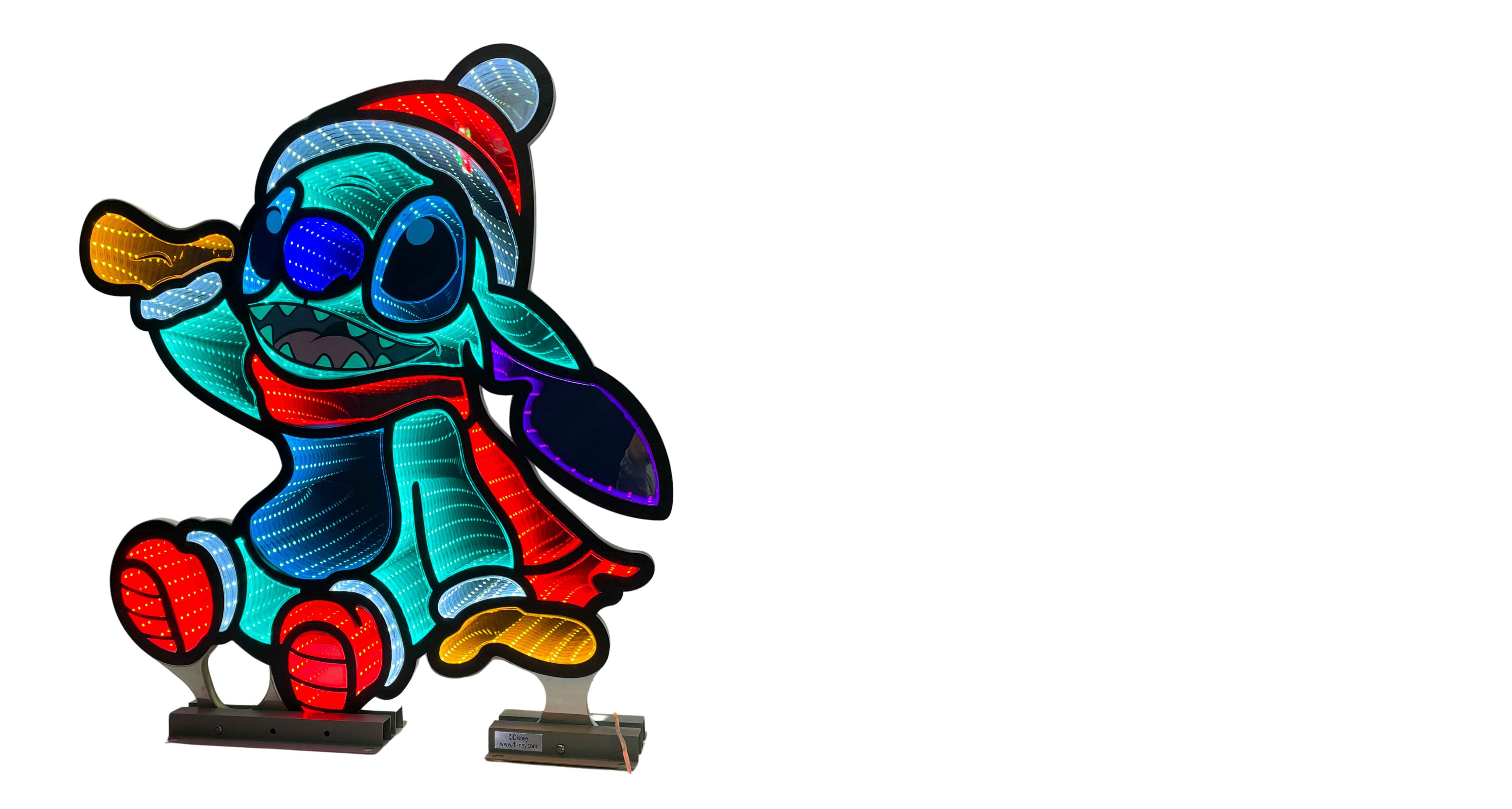 Disney Lilo & Stitch 60cm Stitch Light-up Infinity mirror