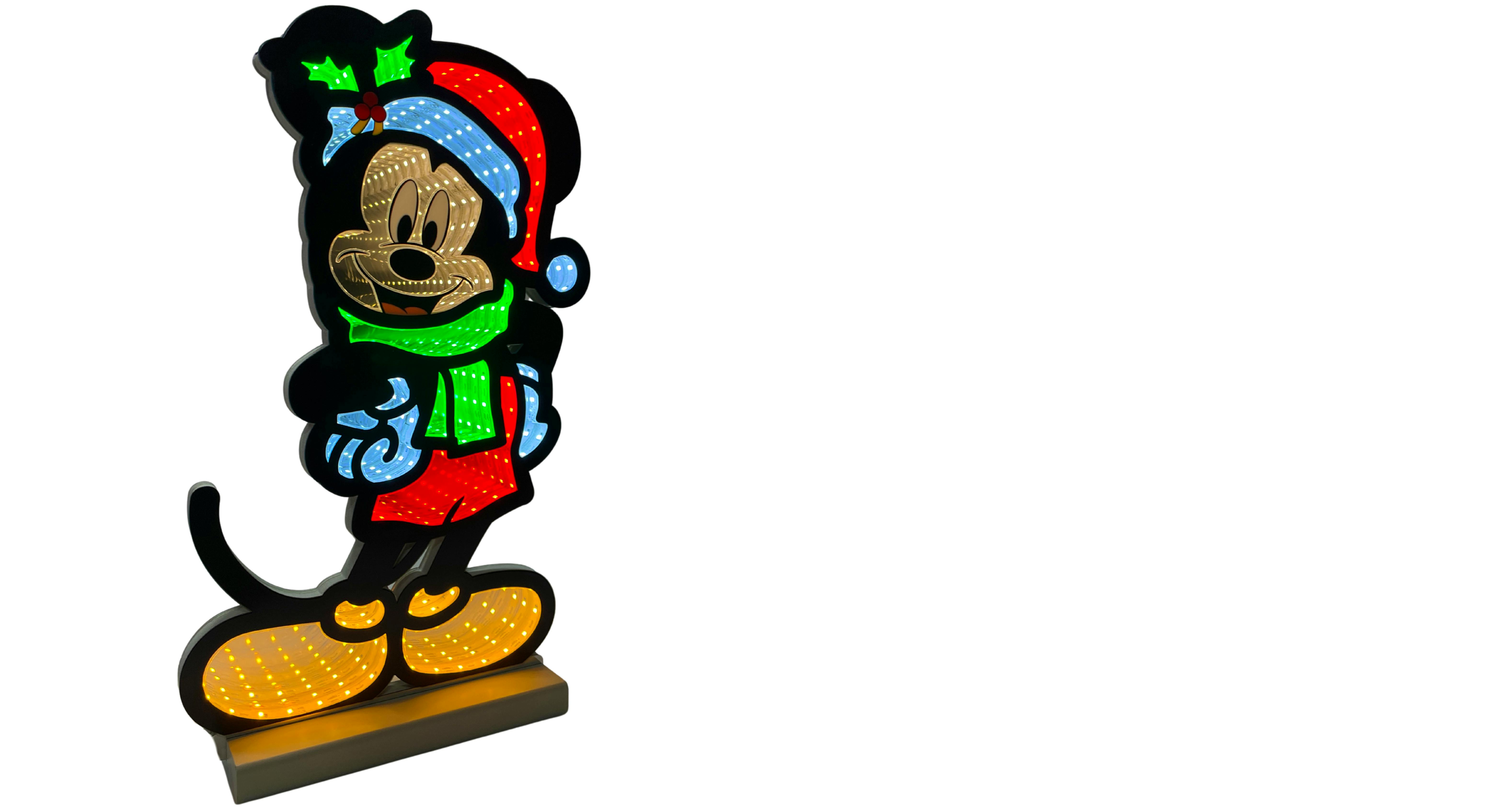 90cm Mickey Mouse Scarf Light-Up Infinity Mirror - Disney Licensed