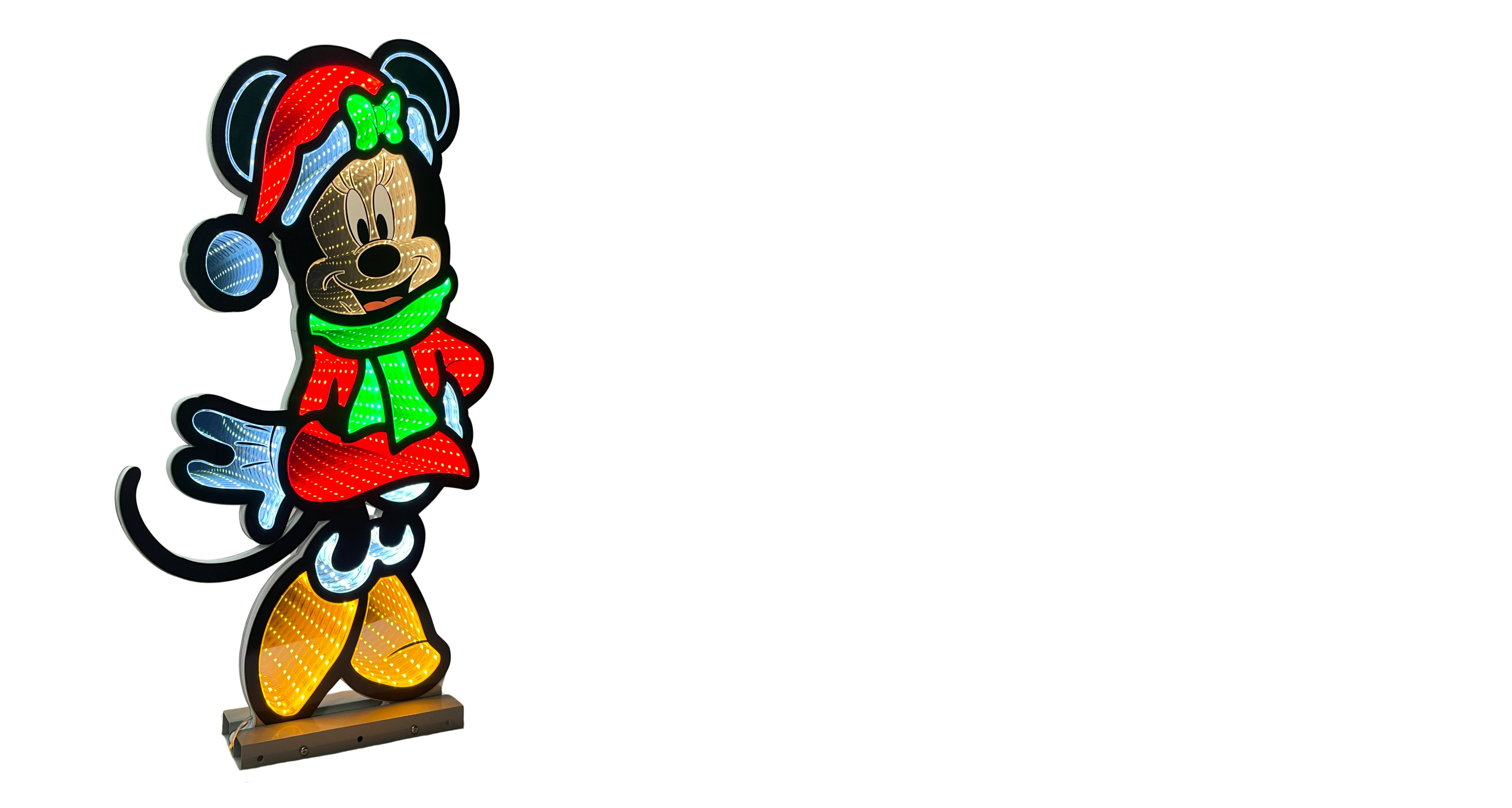 60cm Minnie Mouse Light-Up Infinity Mirror - Disney Licensed Product