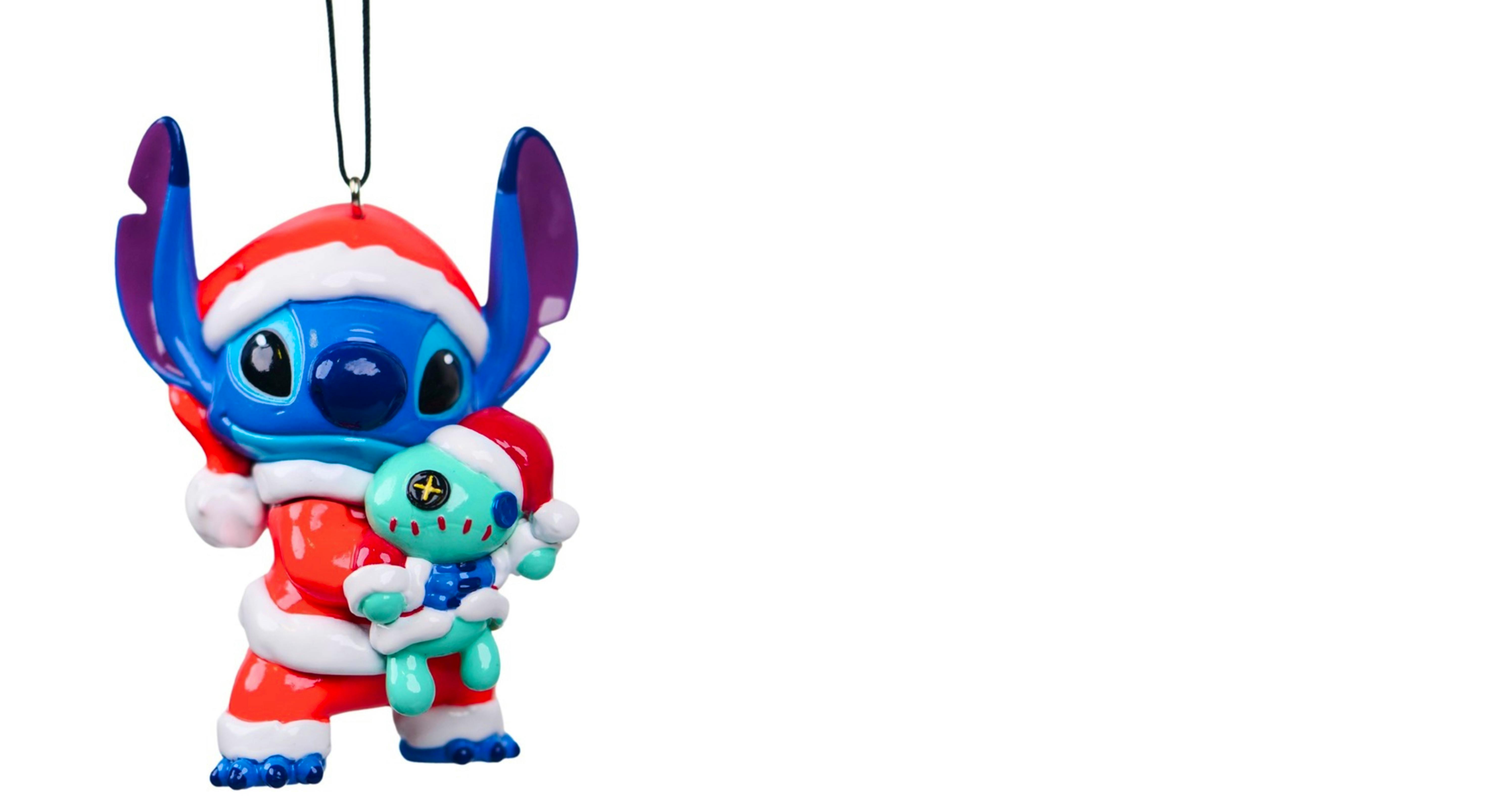 Disney Lilo & Stitch 8cm Stitch with Scrump hanging decoration