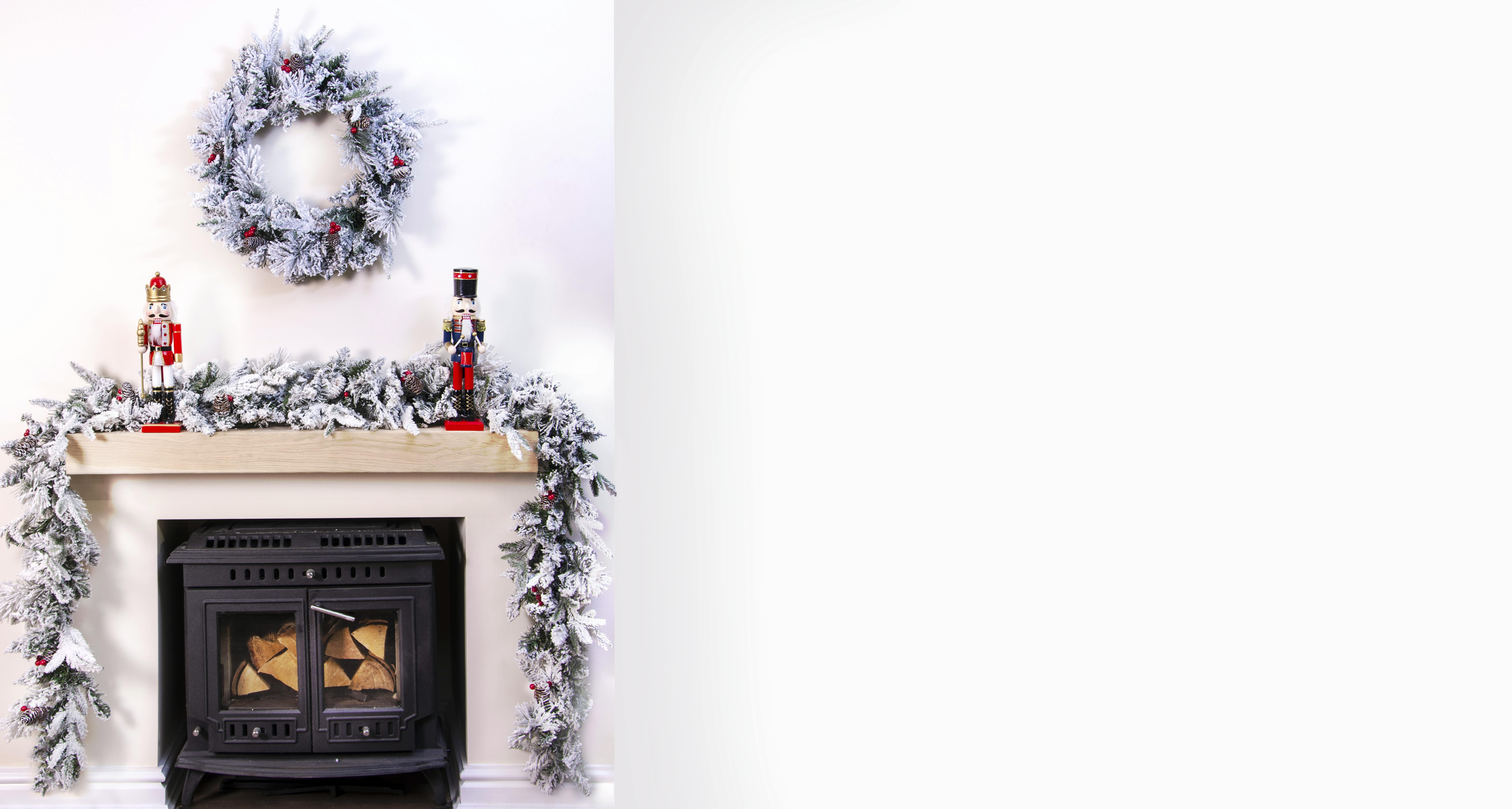 The 270cm Snowy Alpine Garland