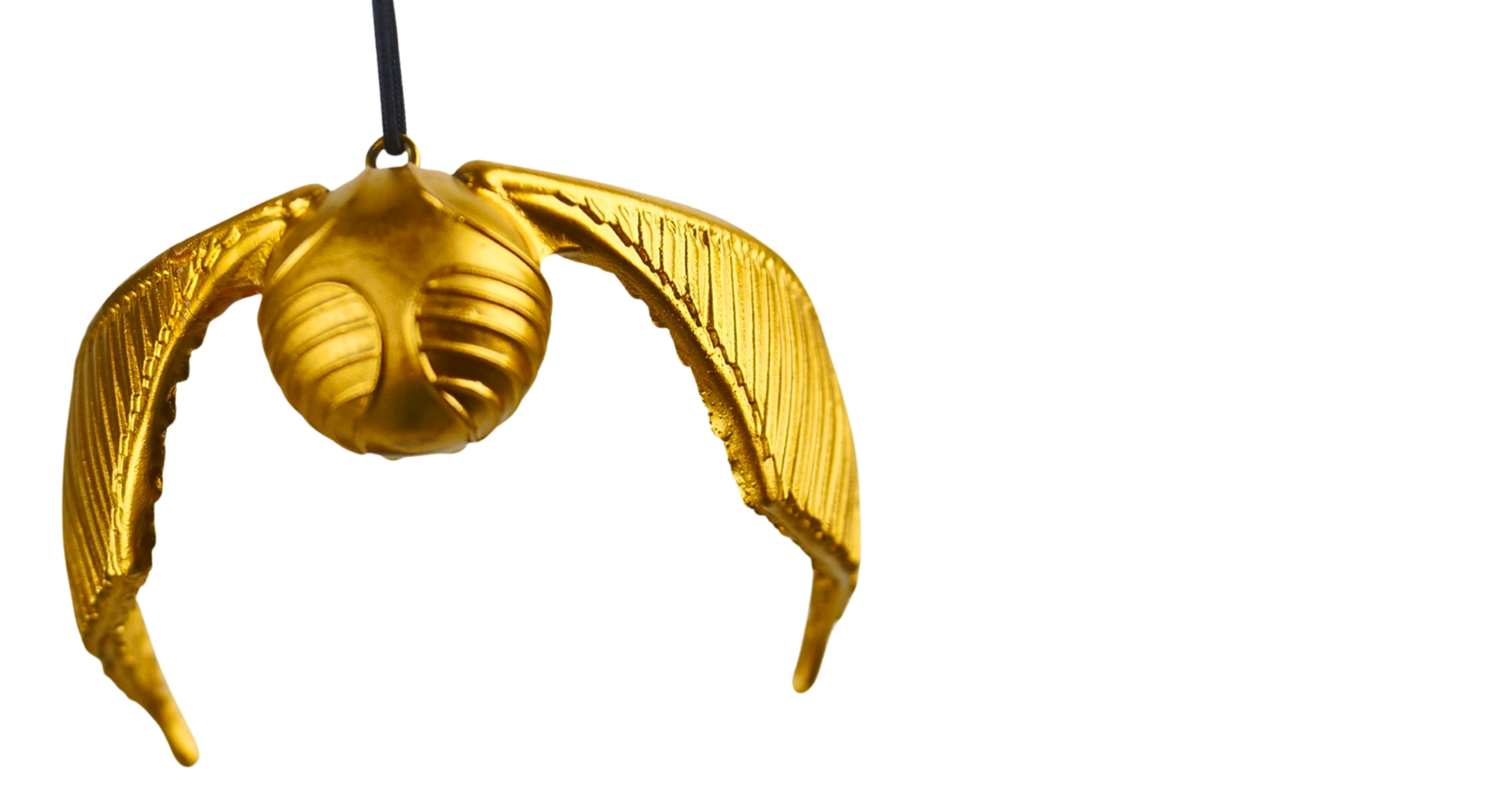 9 x 2.5cm Snitch (Harry Potter) Hanging Ornament - Warner Bros Licensed