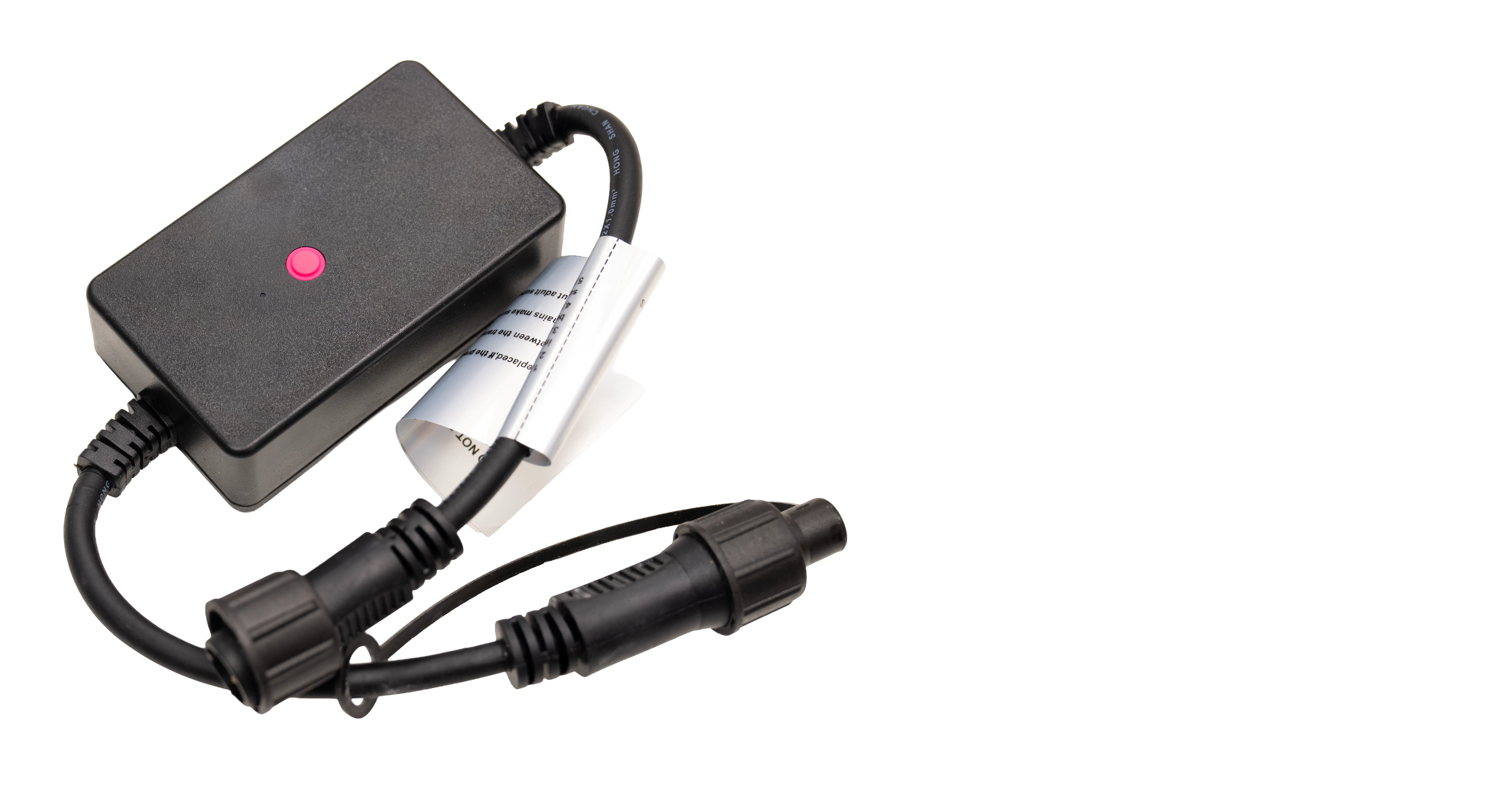 Crownvine Timer Controller - Black Rubber Cable (For Crownvine 230V Connectable Lights)