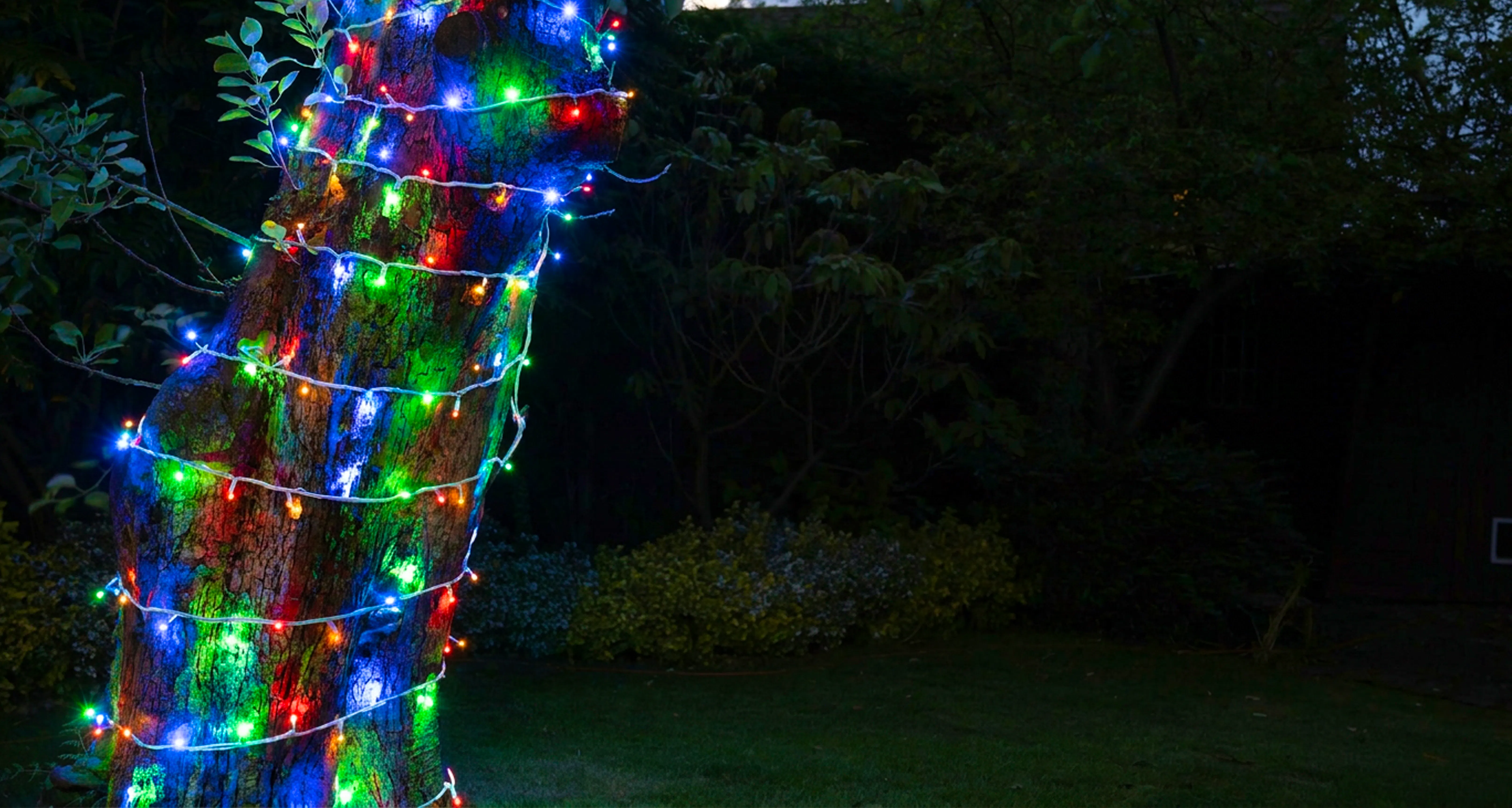Crownvine Connectable Multicolour Fairy Lights - White Rubber Cable - Multiple Lengths