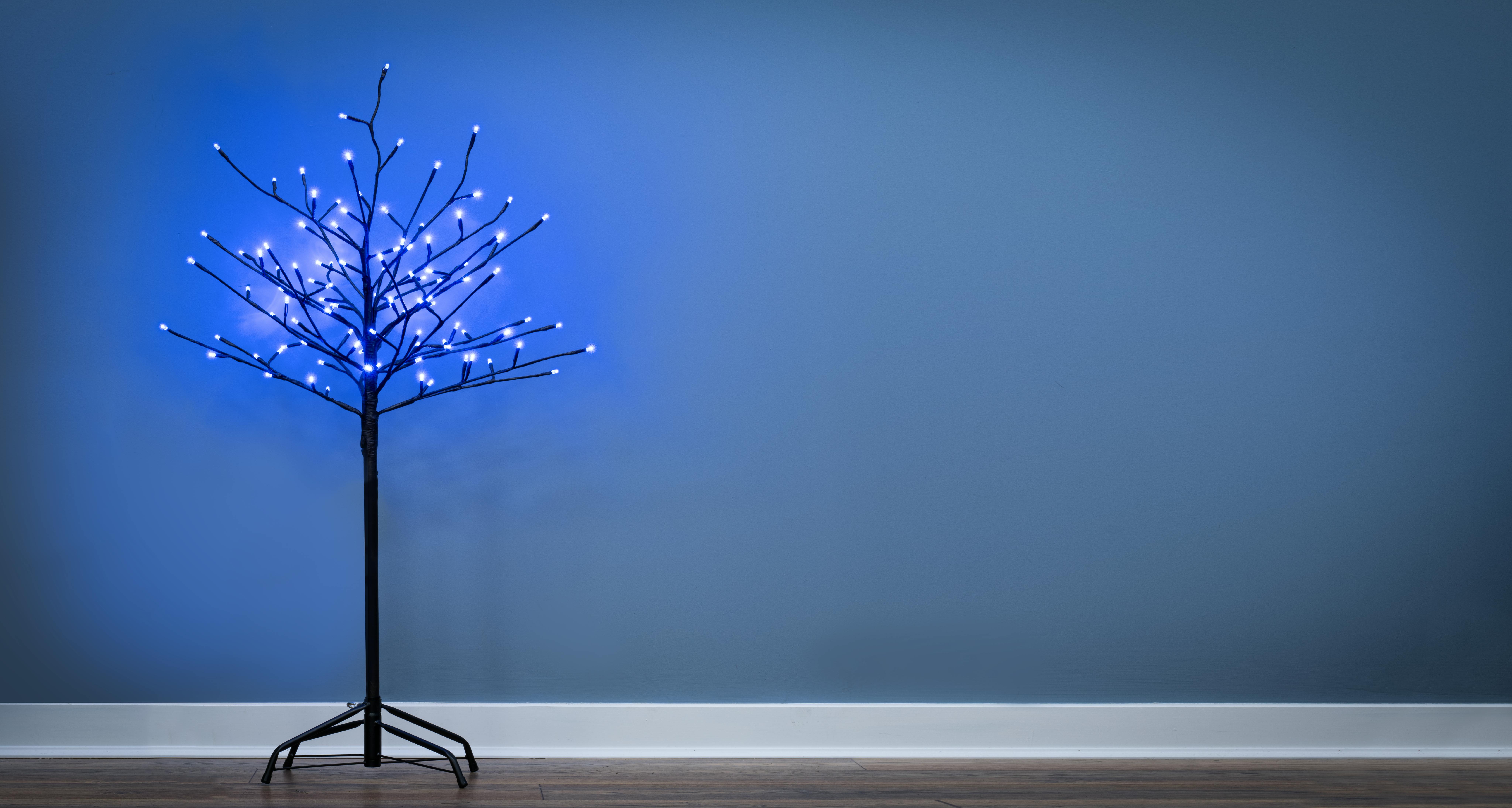 The 3ft Blue LED Blossom Tree