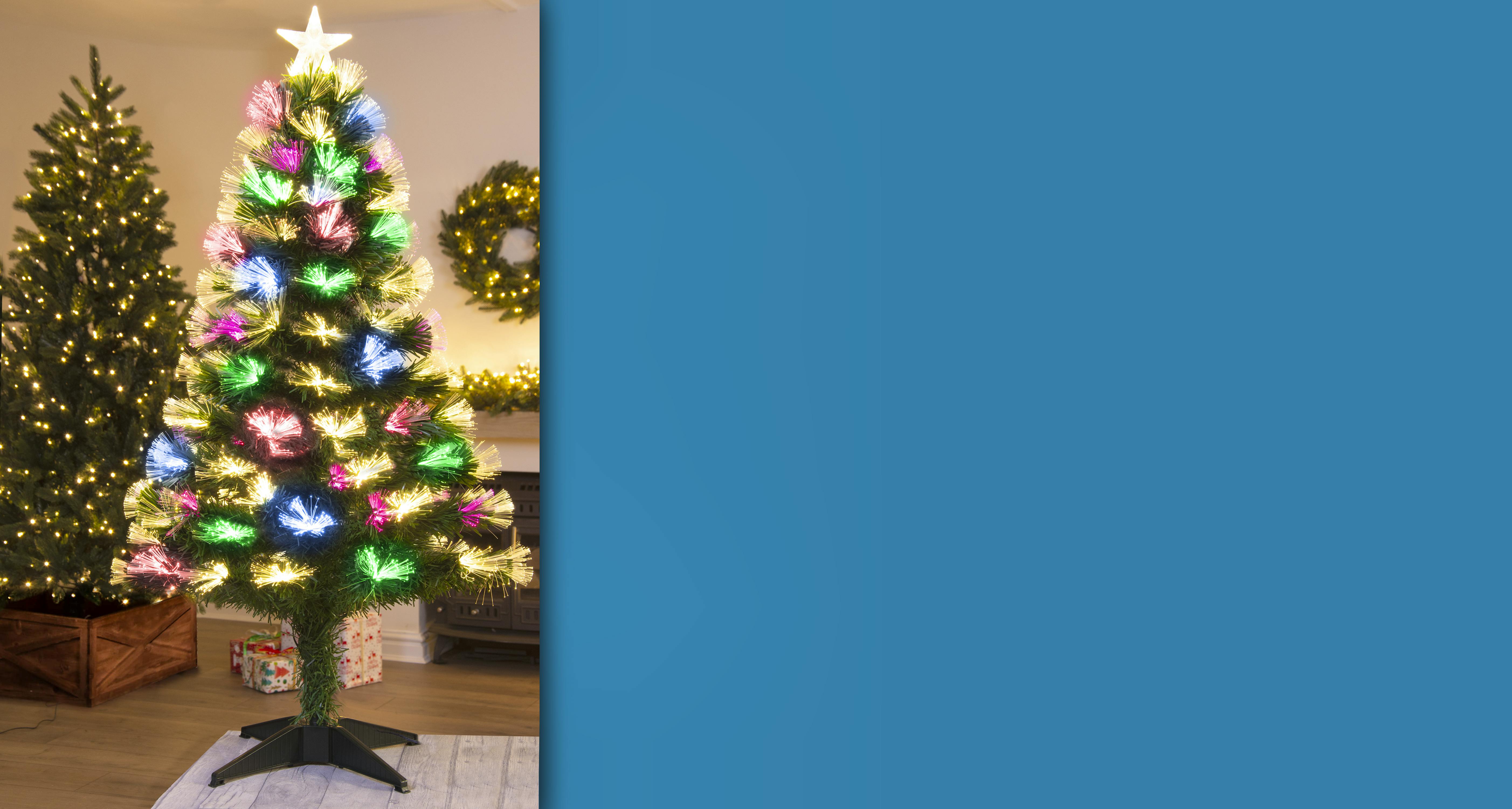 The 4ft Vesuvius Fir Fibre Optic Christmas Tree