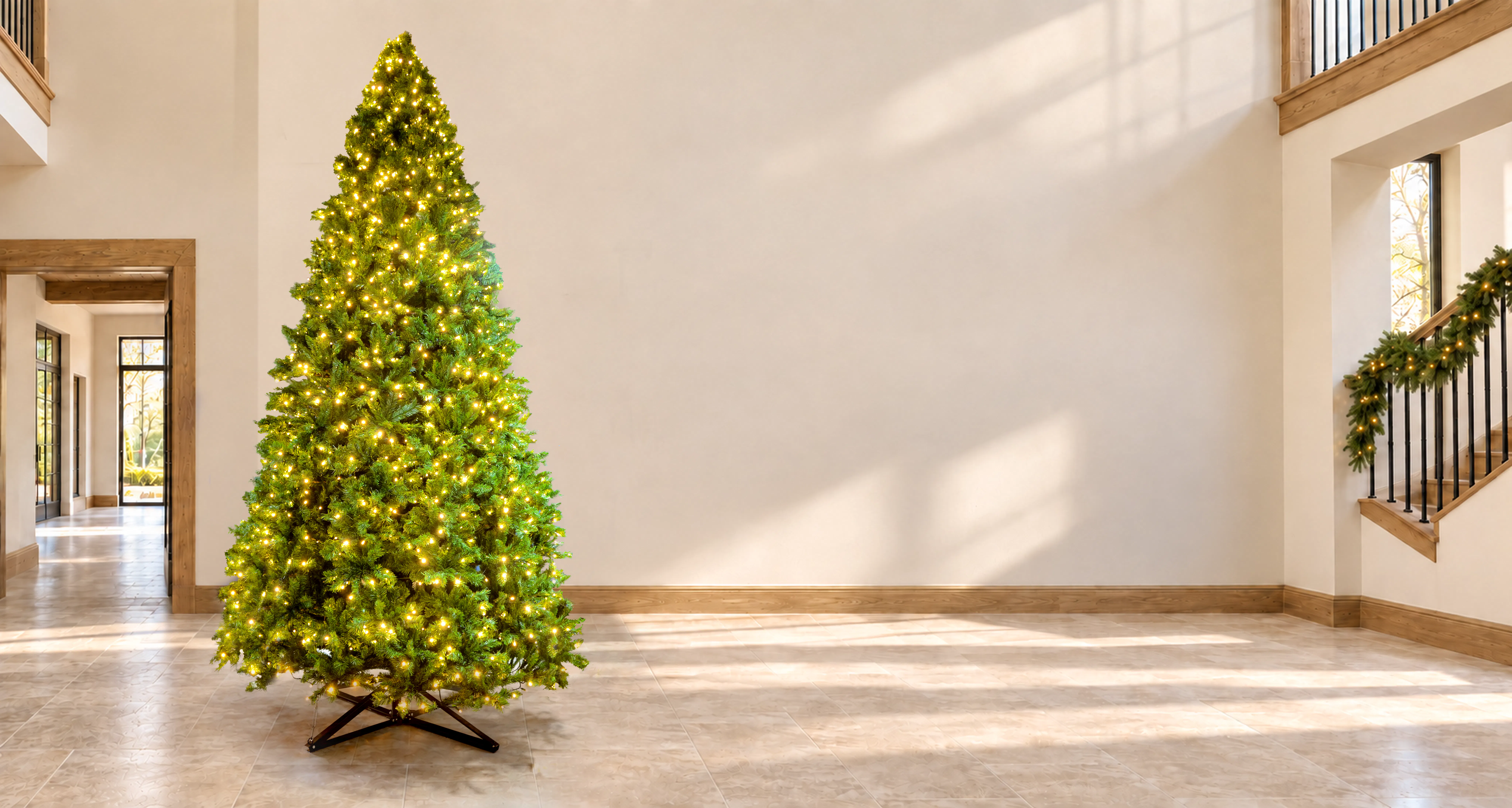 The 15ft Pre-lit Ironwood Fir Tree