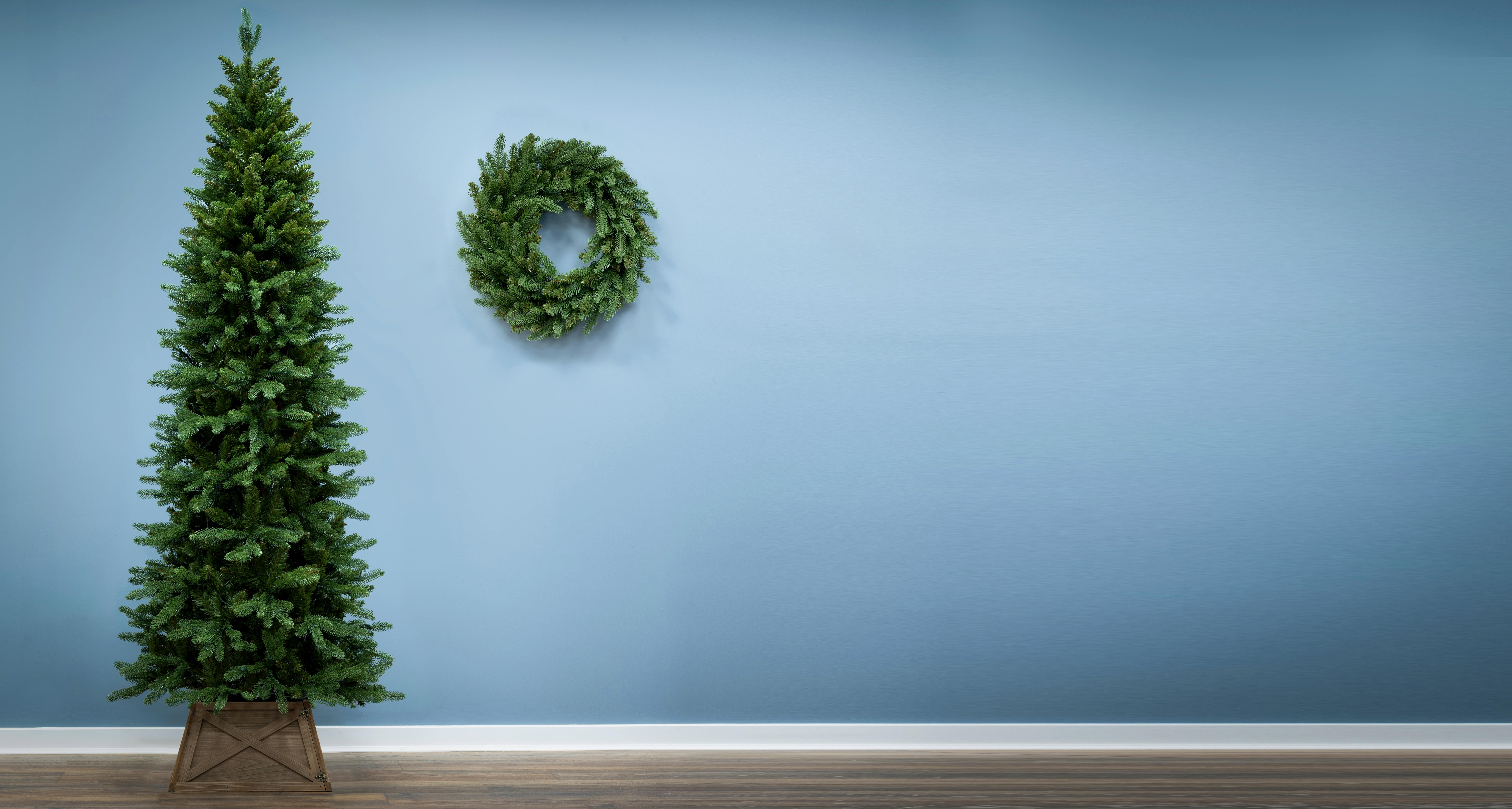 The 6ft Indoor/Outdoor Ultra Slim Mixed Pine