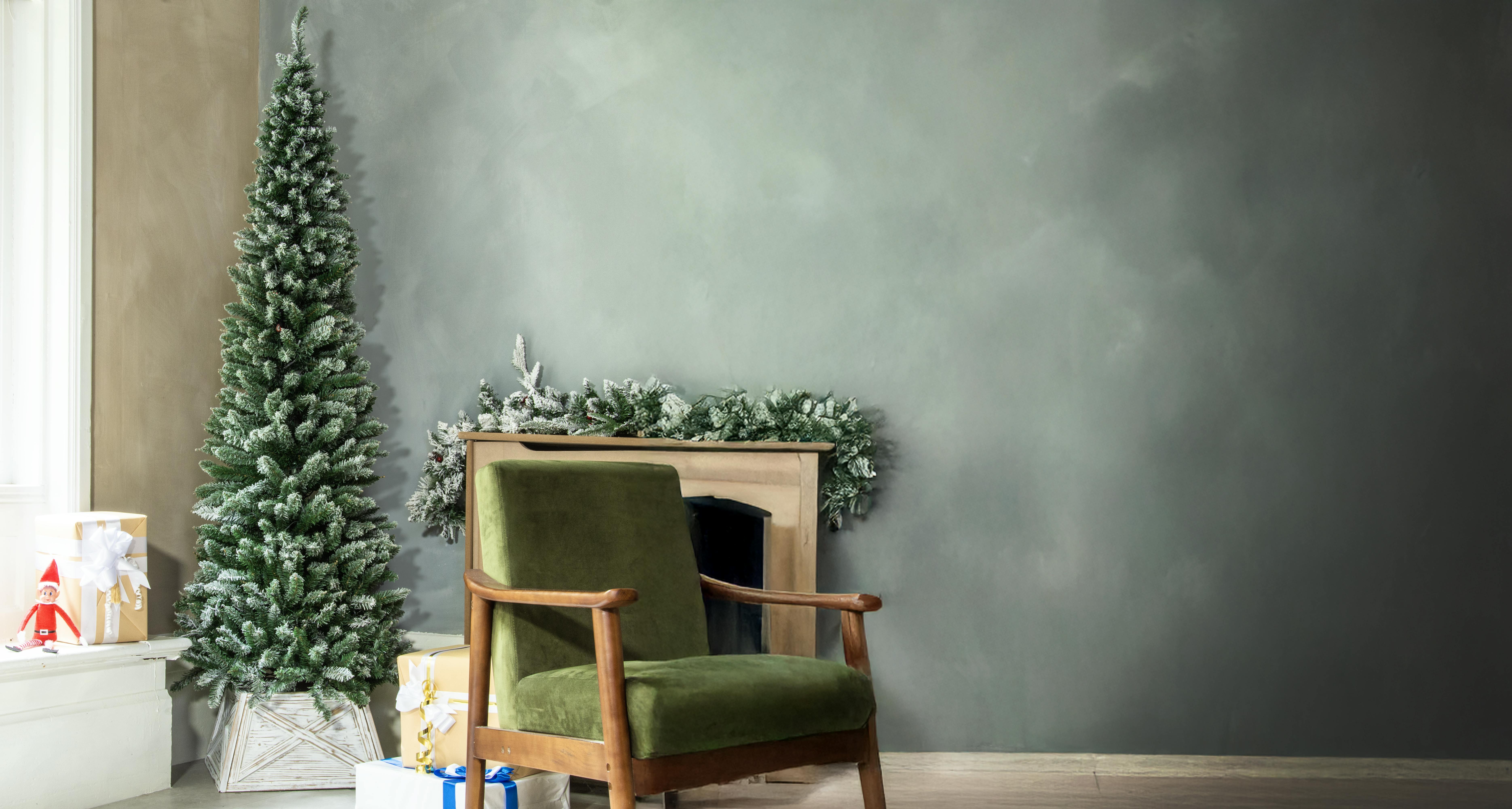 The 7ft Snowy Pencil Tree