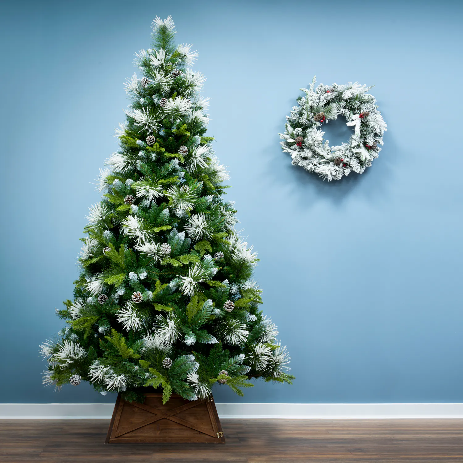 The 9ft Snowy Scots Pine Tree