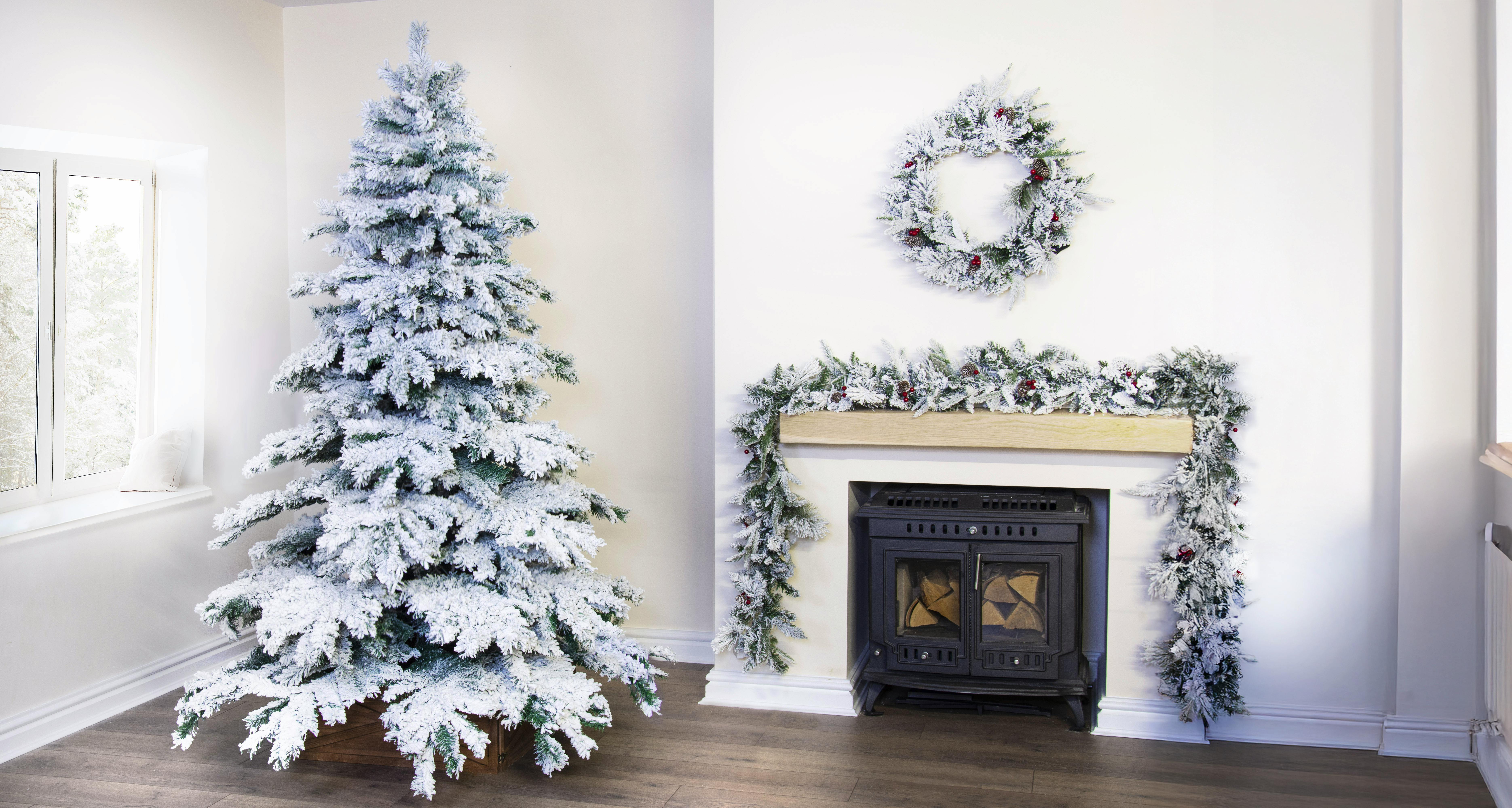 The 8ft Snow White Fir Tree