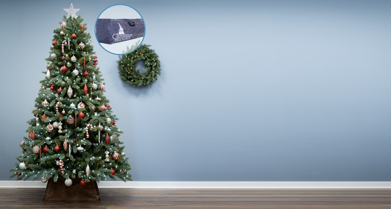 The 7ft Ultra Devonshire Fir Pre-lit with Warm White/White Colour and Bag Bundle The 7ft Ultra Devonshire Fir Pre-lit with Warm White/White Colour and Bag Bundle