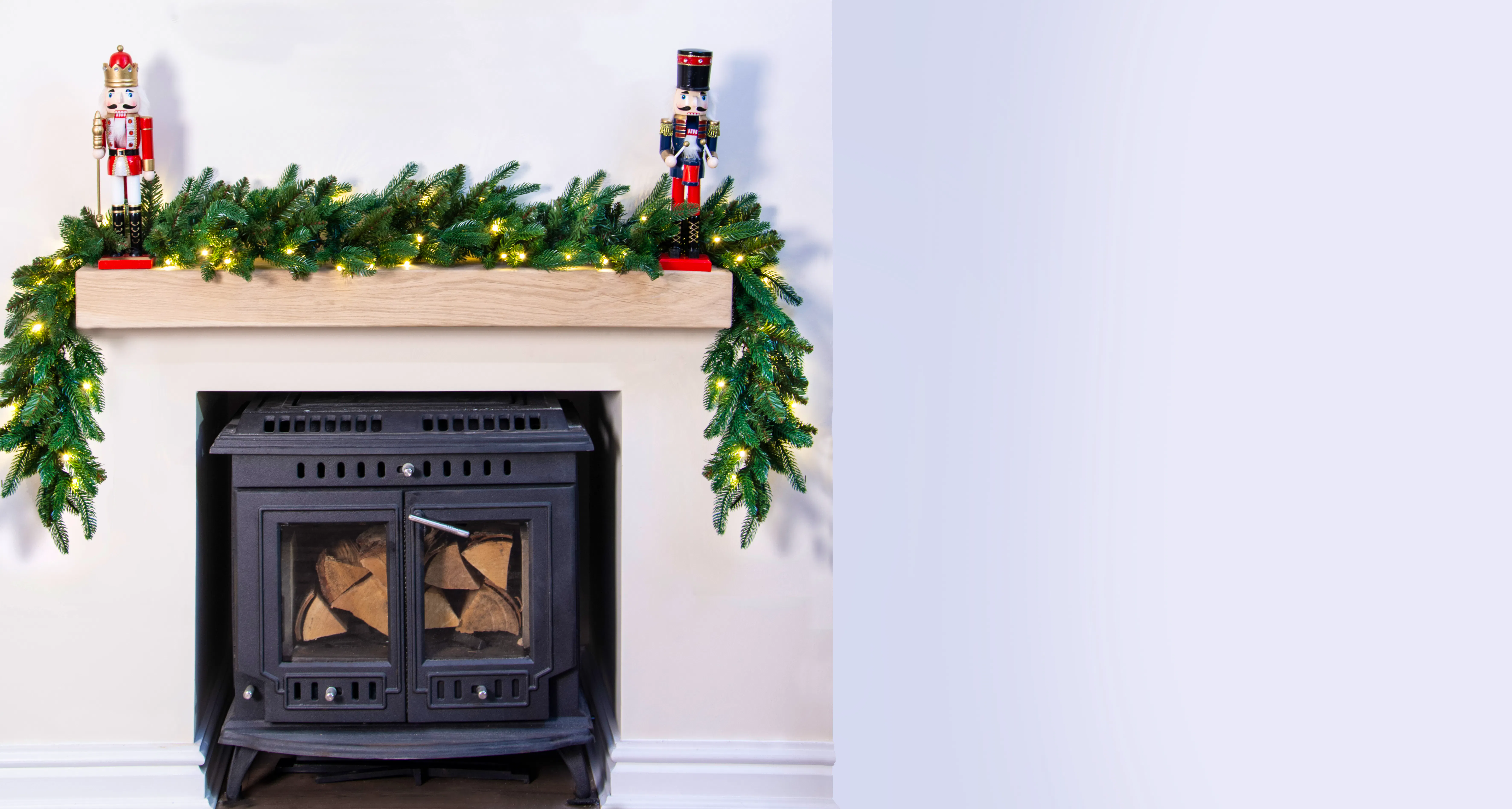 The 6ft Pre-lit Ultra Mixed Pine Garland