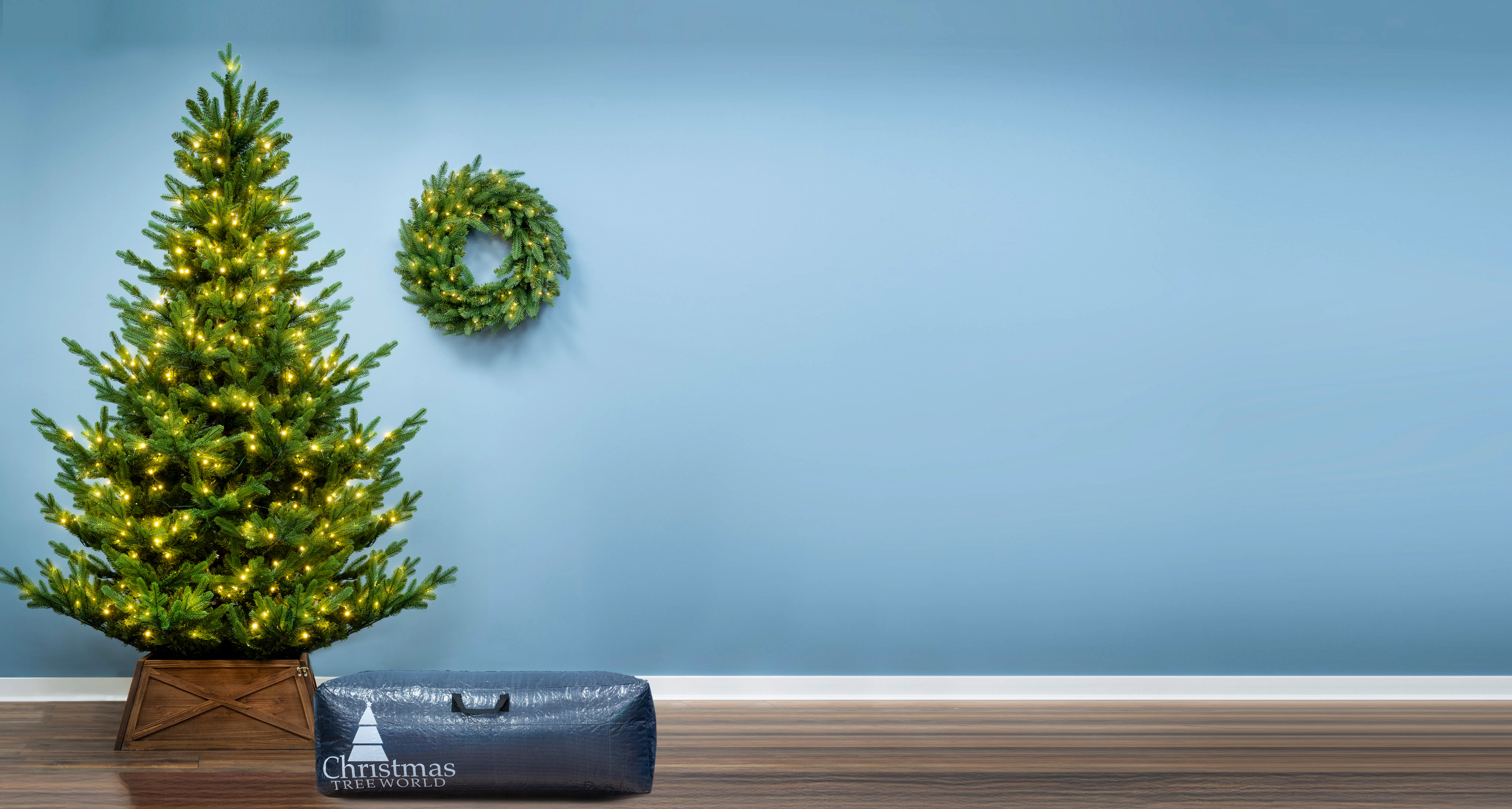 The 6ft Pre-lit Ultra Mountain Pine And Storage Bag Bundle
