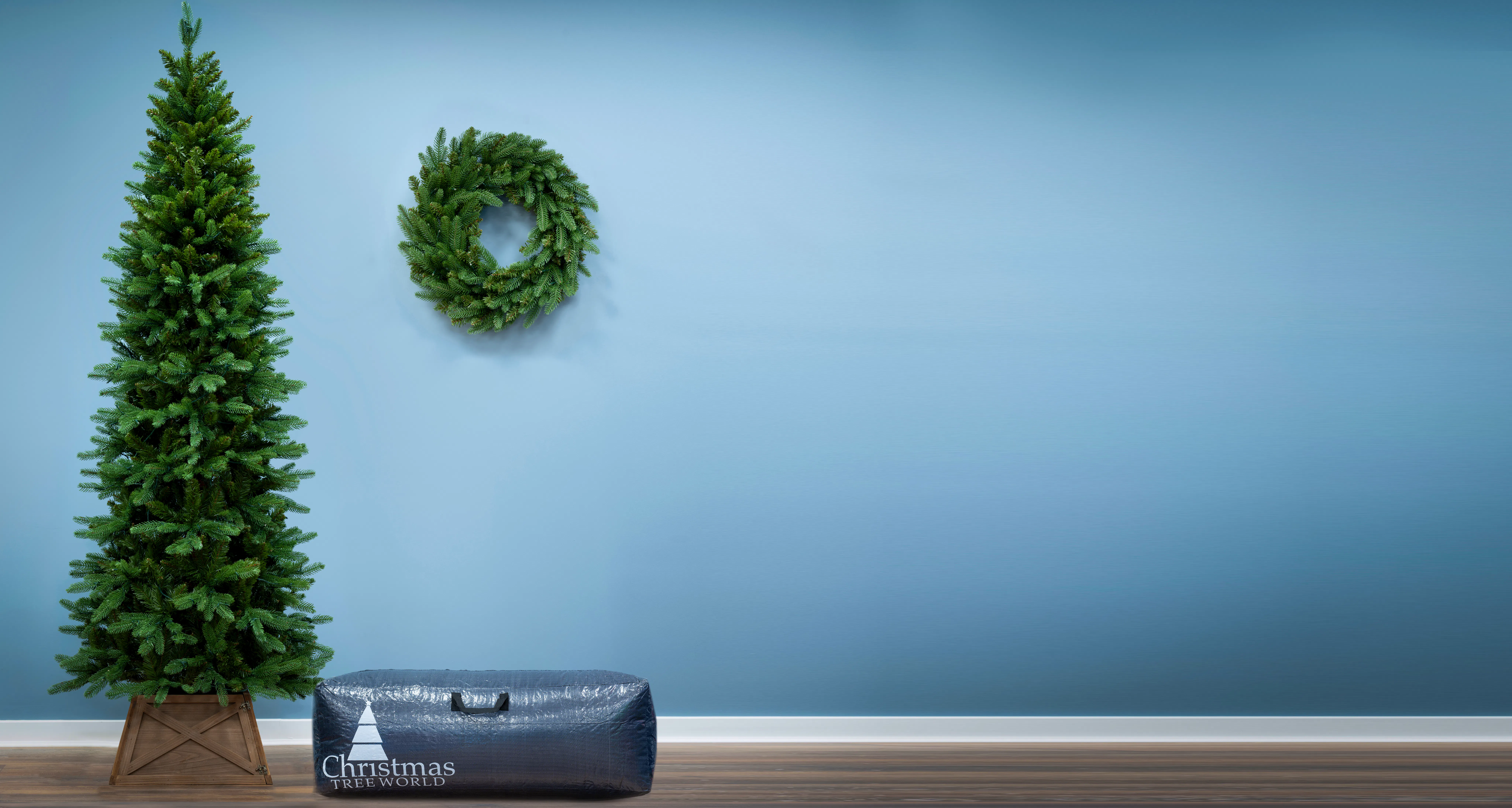 The 6ft Ultra Slim Mixed Pine And Storage Bag Bundle