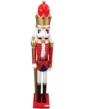 120cm Nutcracker with Crown & Sceptre 120cm Nutcracker with Crown & Sceptre
