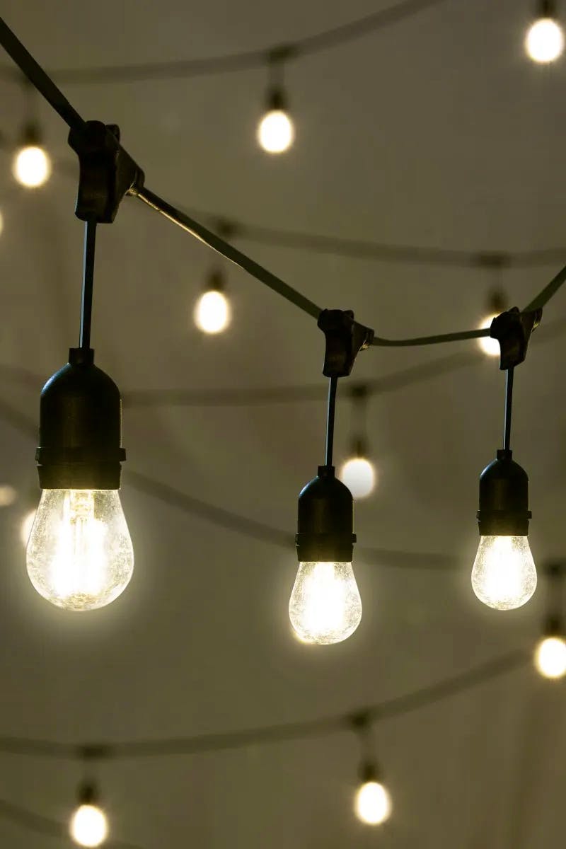 10m 20 Large Bulb Connectable Outdoor Festoon Lights (Warm White)