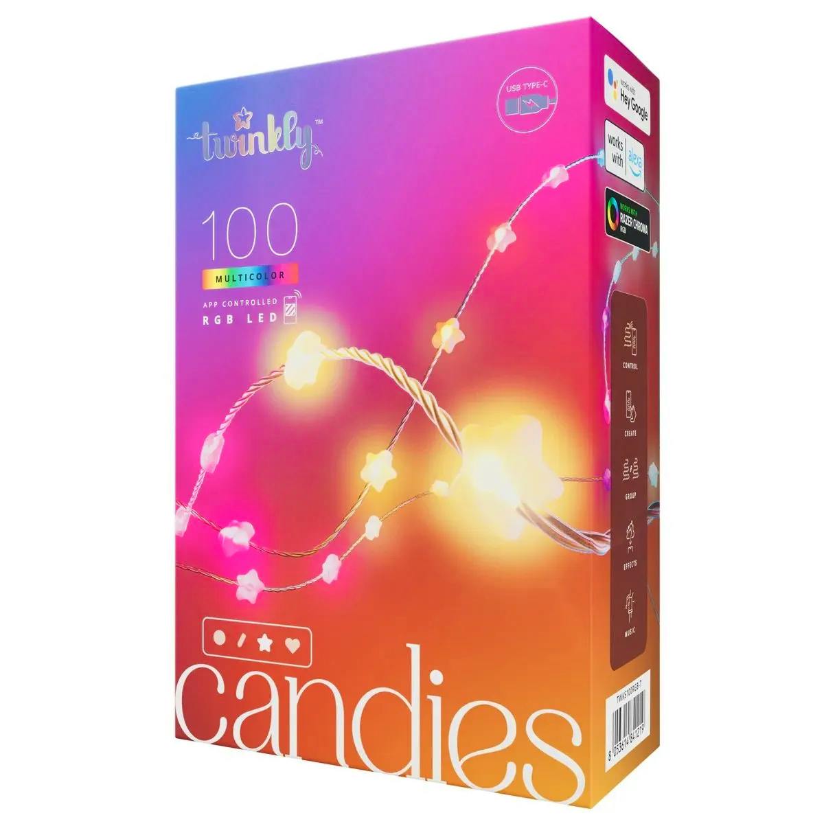 100 Twinkly Candies String Lights (Stars)
