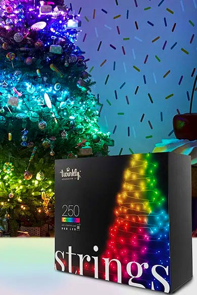 250 RGB Twinkly App-Controlled String Lights