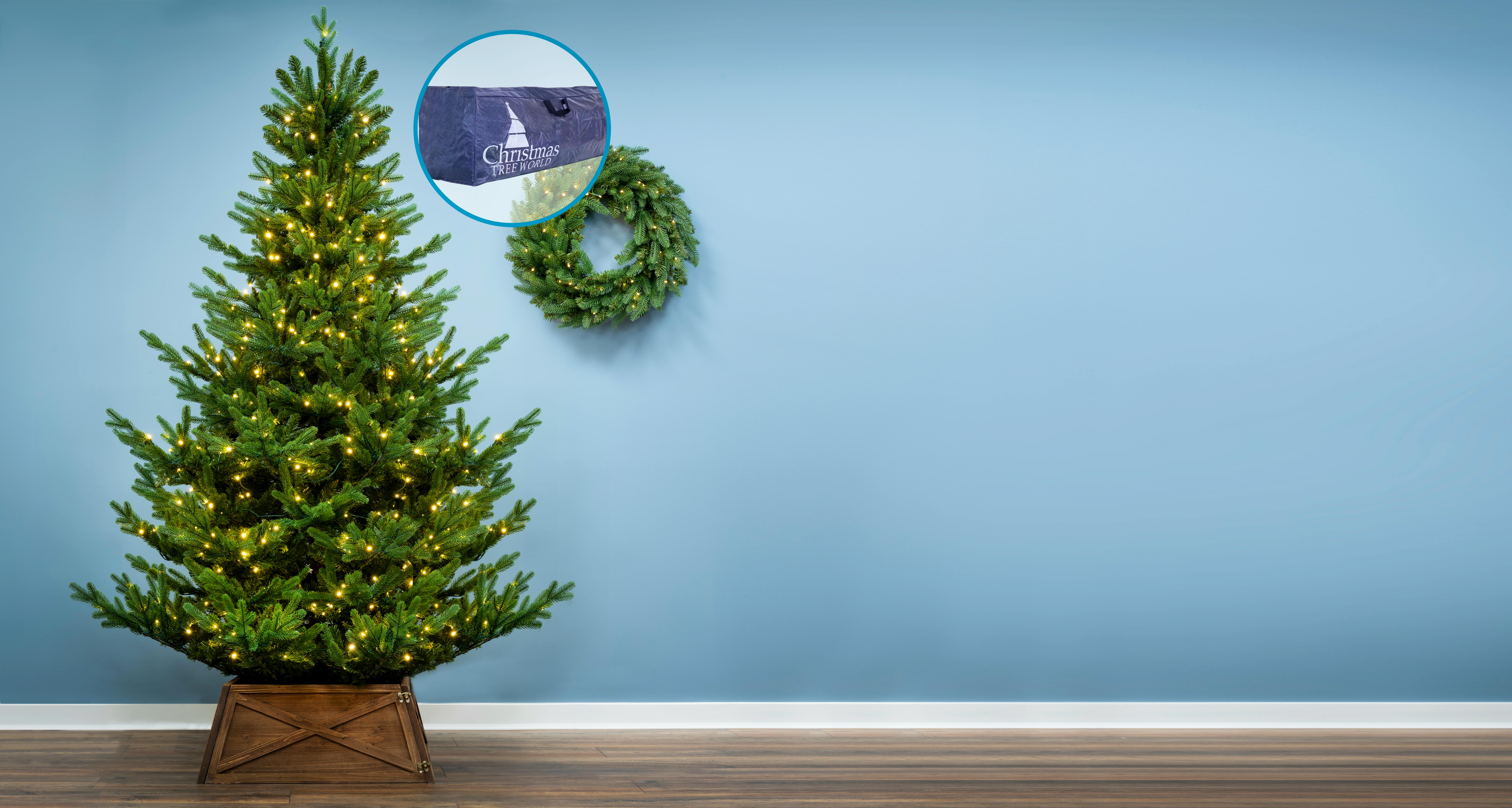 The 6ft Pre-lit Ultra Mountain Pine And Storage Bag Bundle